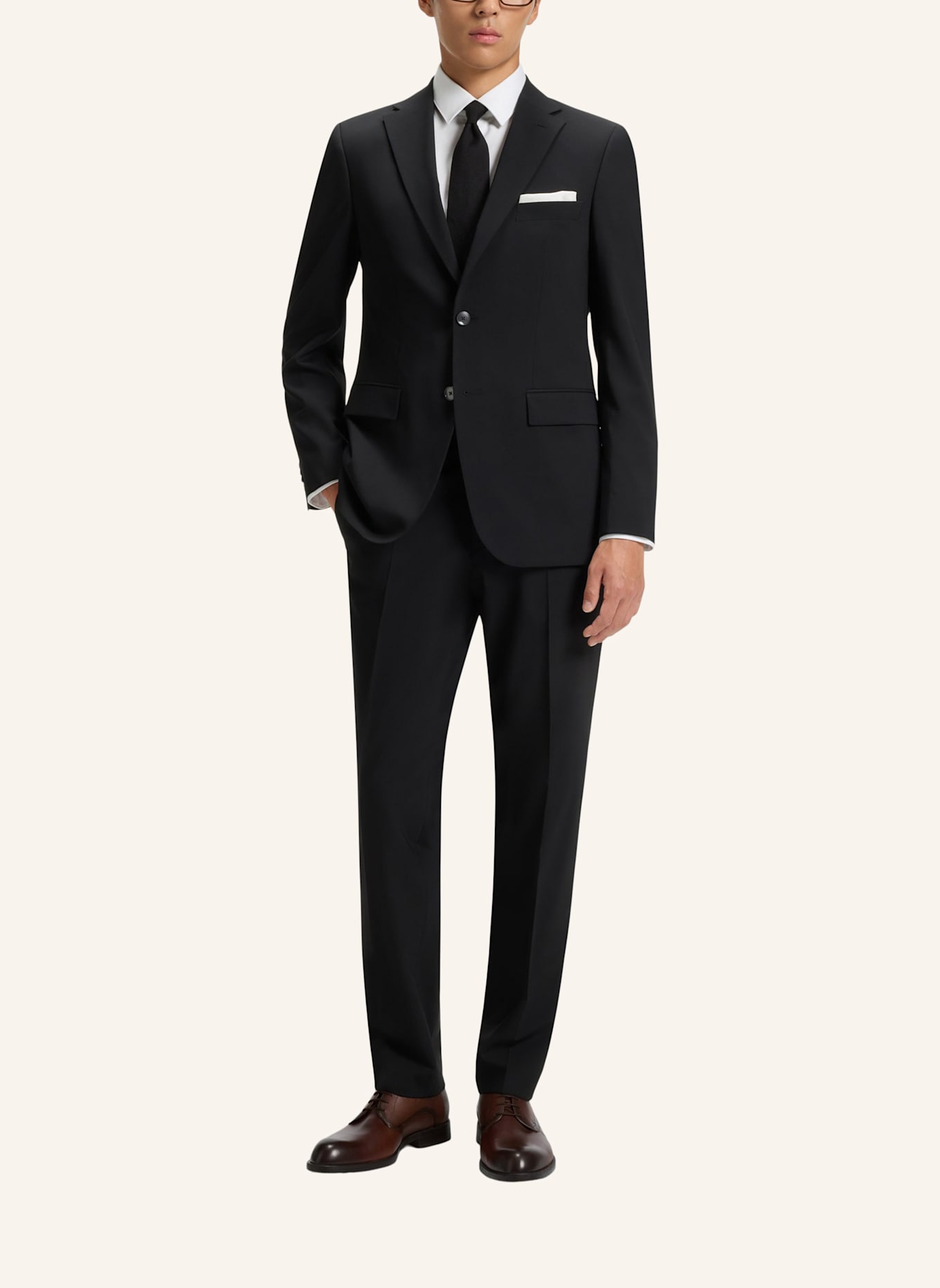 BOSS Business-Schnürschuh TAYIL-L_DERB_BUW: BRAUN