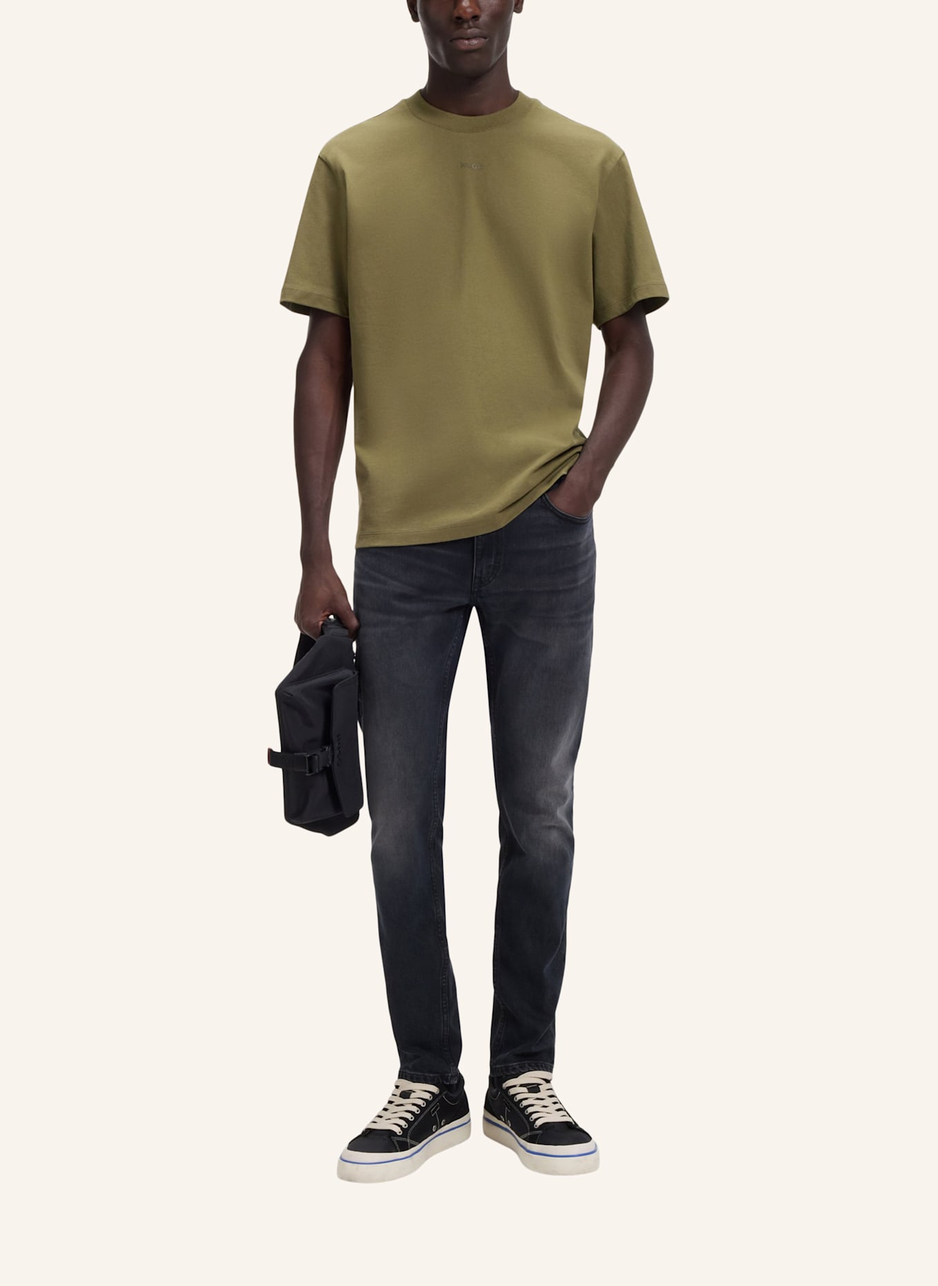 HUGO Jeans HUGO 734 Extra-Slim Fit: DUNKELBLAU