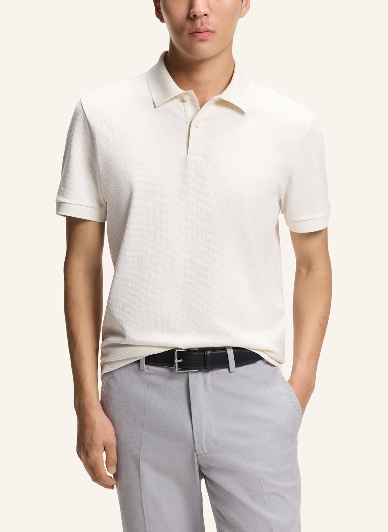 BOSS Piqué-Poloshirt PARLAY