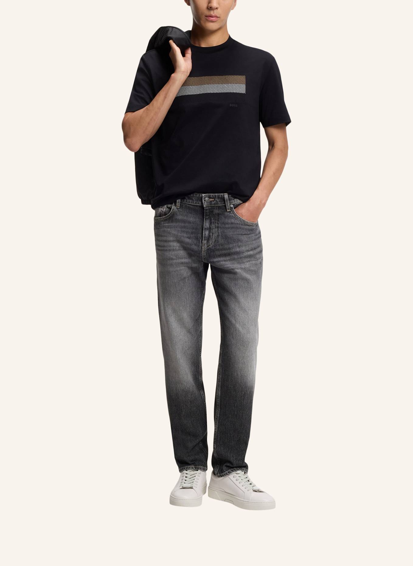 BOSS Jeans C-RE.MAINE Regular Fit: SCHWARZ