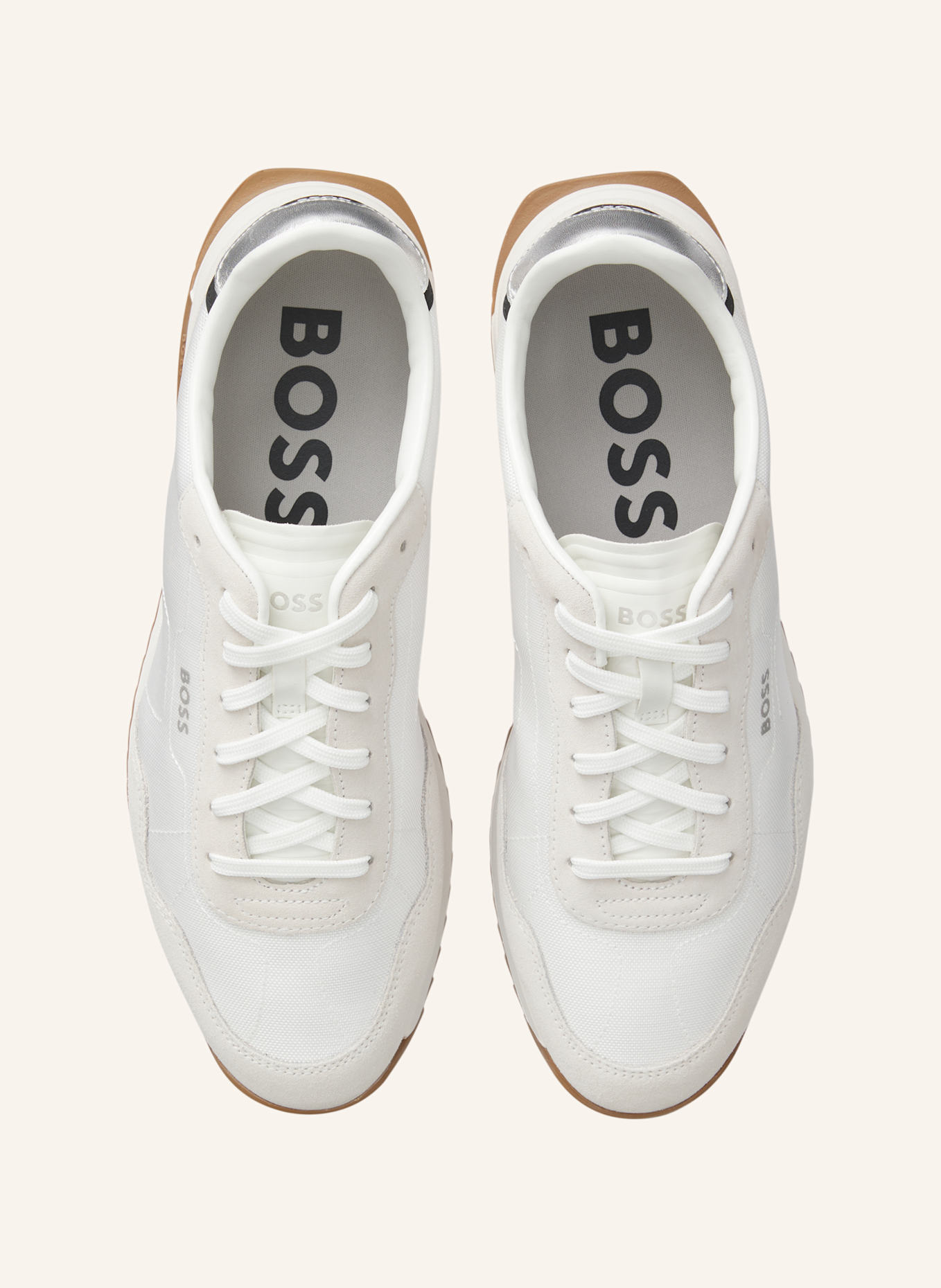 BOSS Sneaker ZAYN_LOWP_SDTXN: WEISS