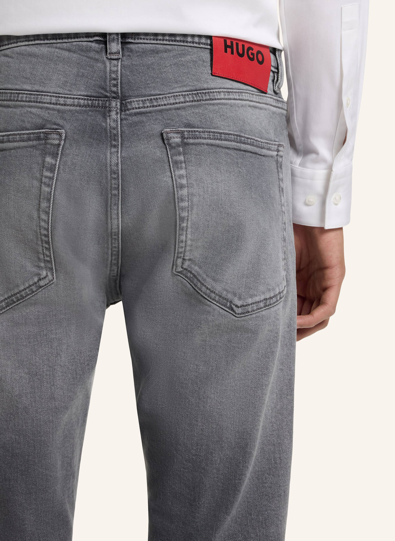 HUGO Jeans HUGO 734 Extra-Slim Fit: SILBER