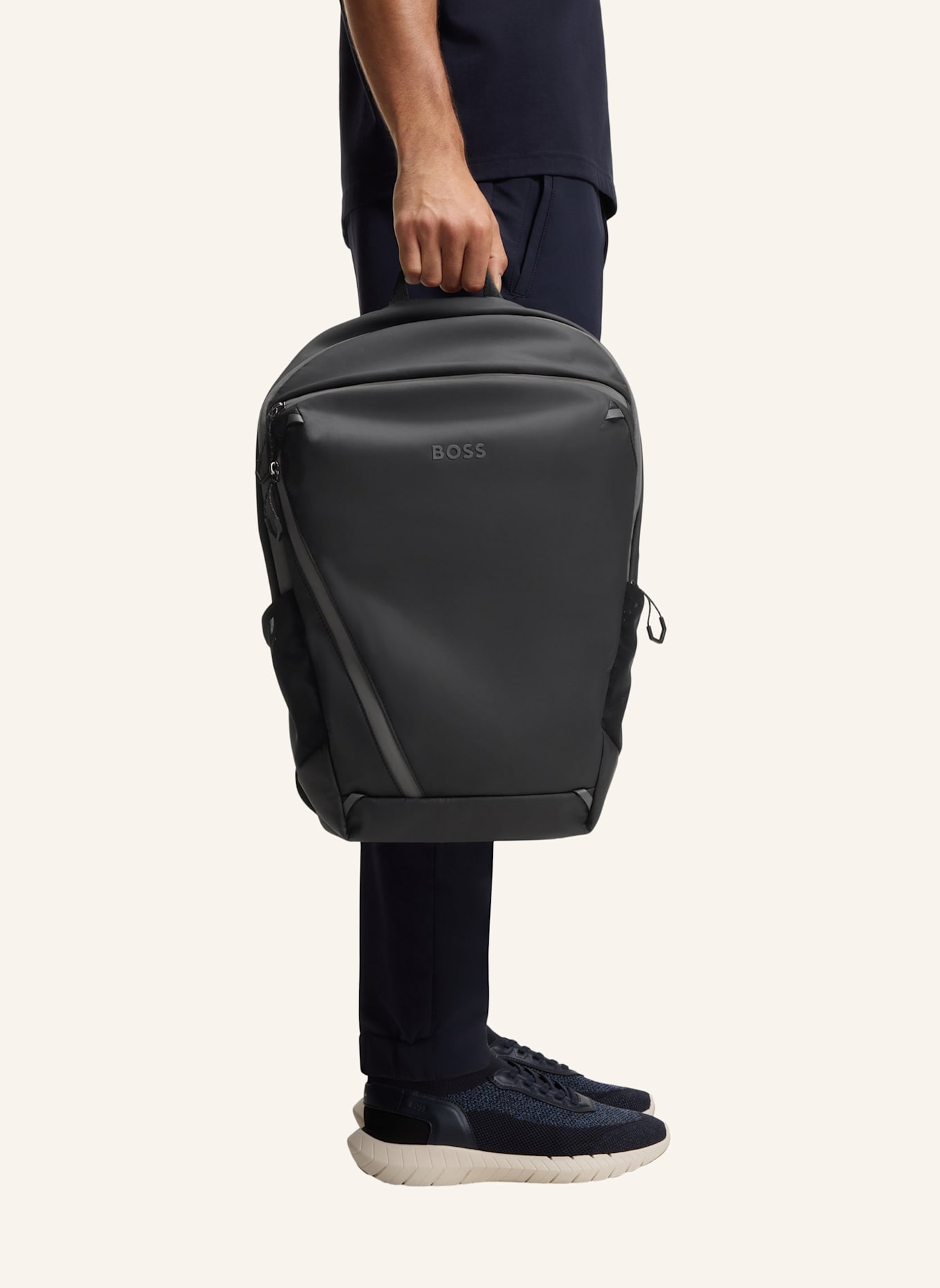 BOSS Rucksack STENSON_BACKPACK: SCHWARZ