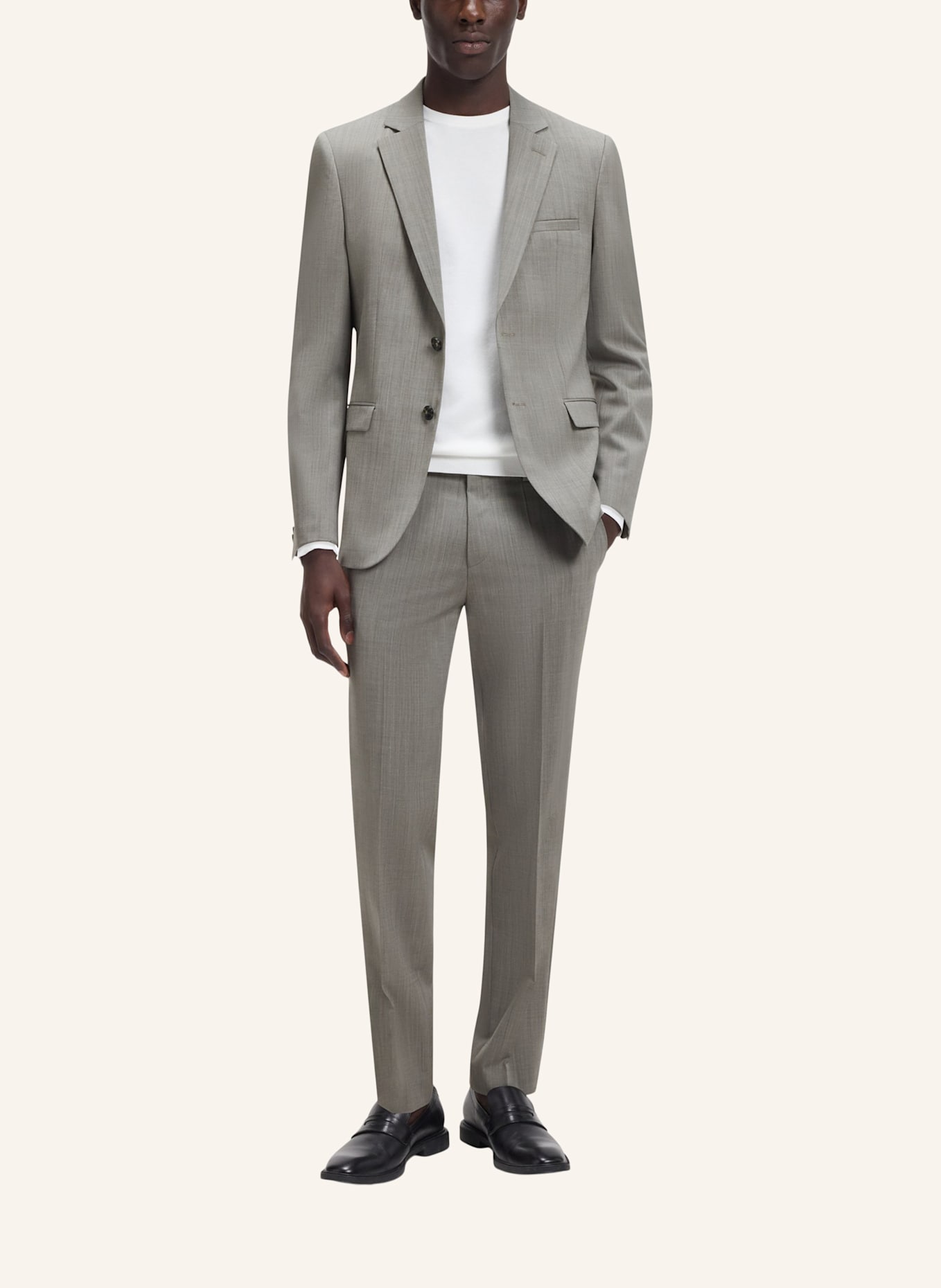 HUGO Business Anzug ARTI-HESTEN253X Extra-Slim Fit: HELLGRÜN