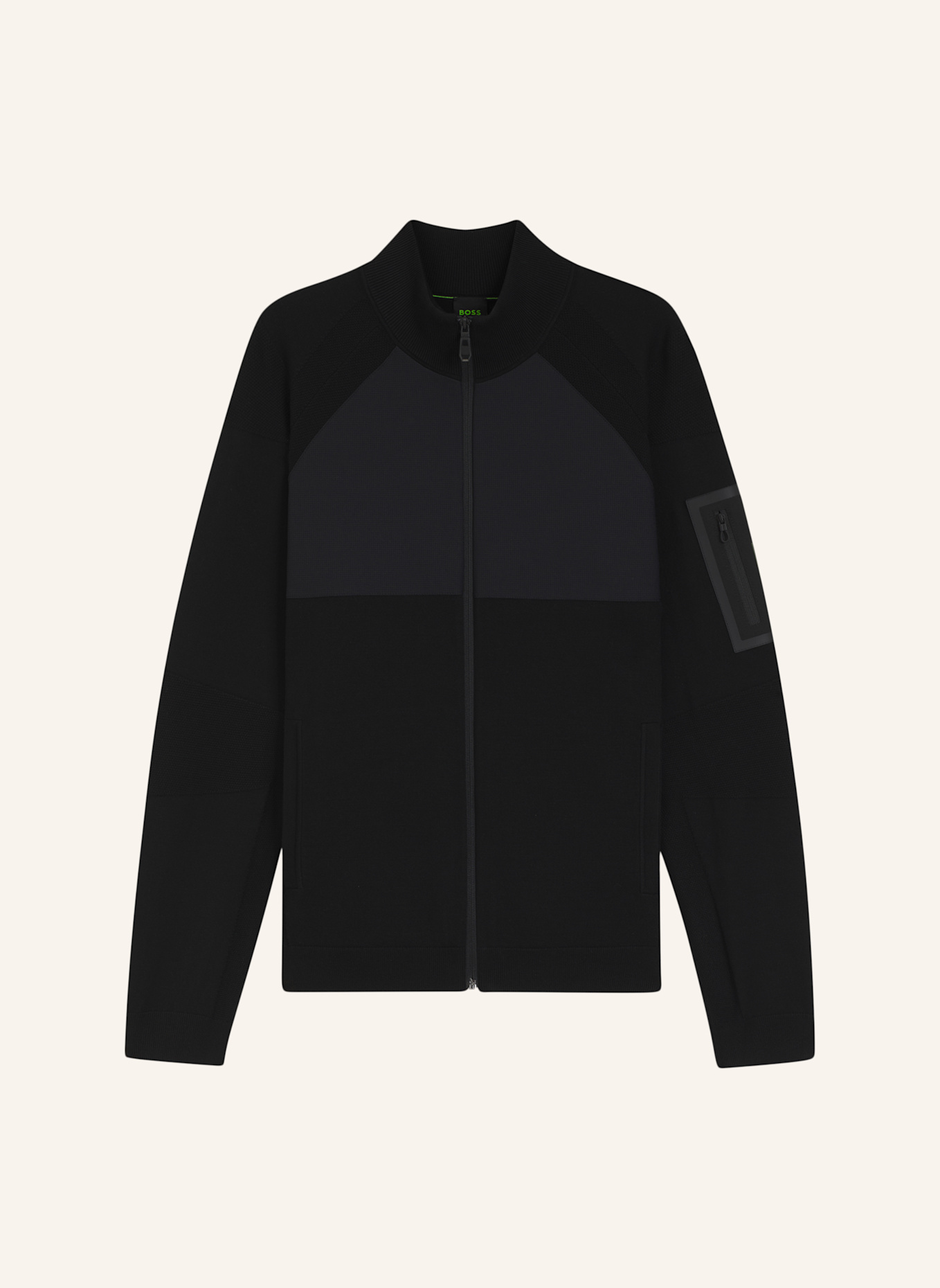 BOSS Casual Jacke KN_TOUR HY Regular Fit: SCHWARZ