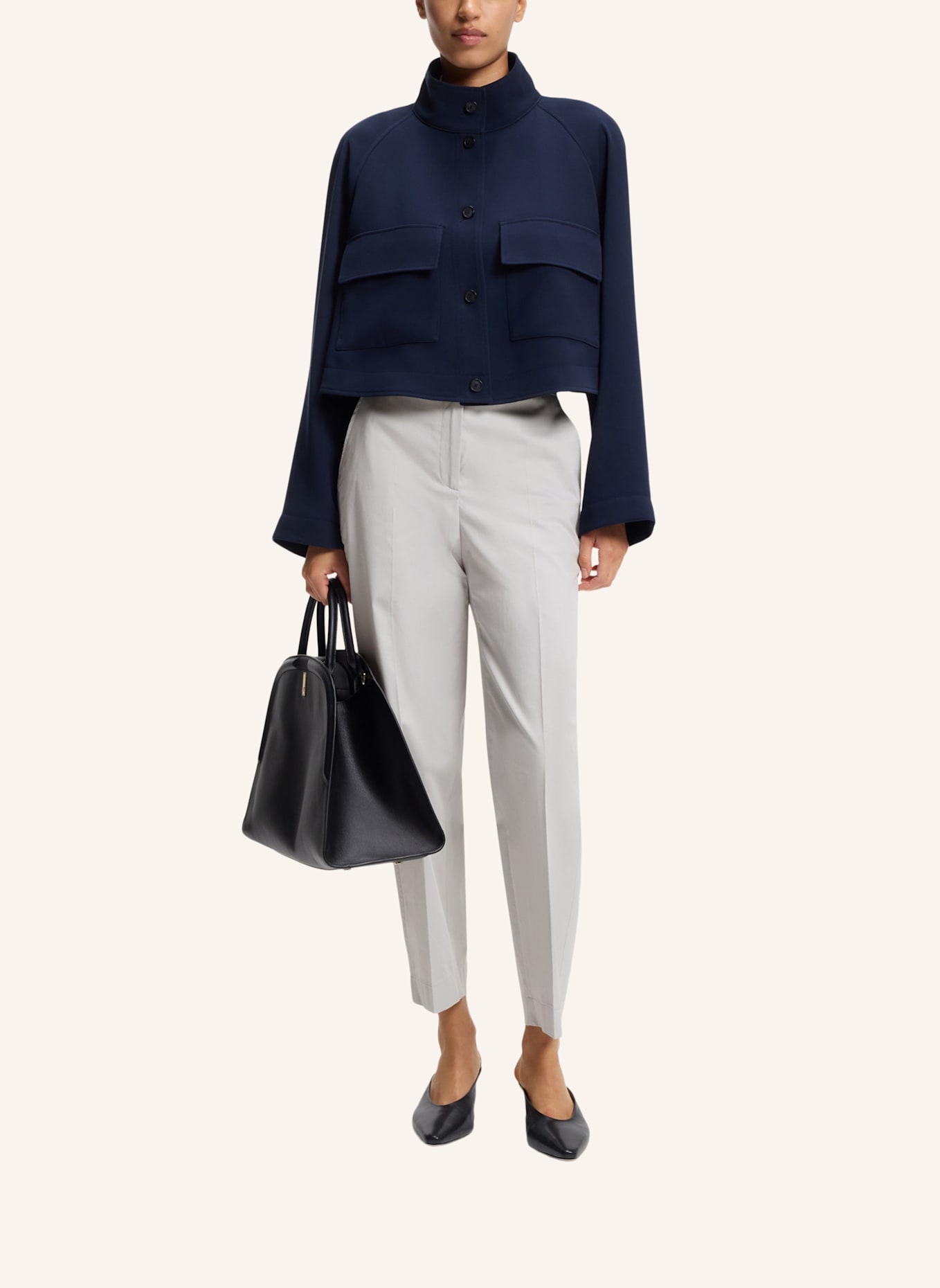 BOSS Business Hose TECARINO2 Tapered Fit: SILBER