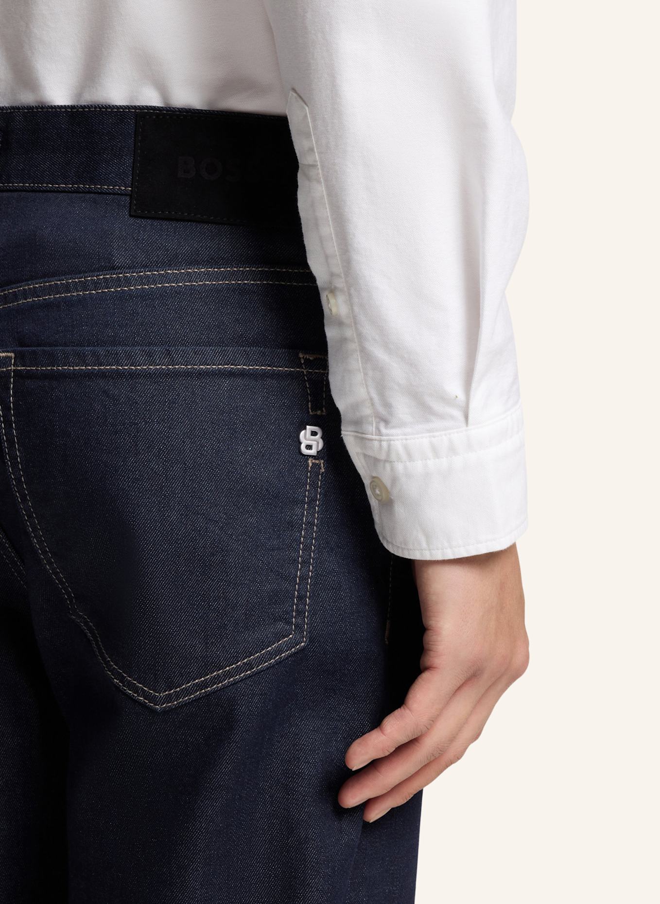 BOSS Jeans H-OGDEN_RMW Straight Fit: DUNKELBLAU