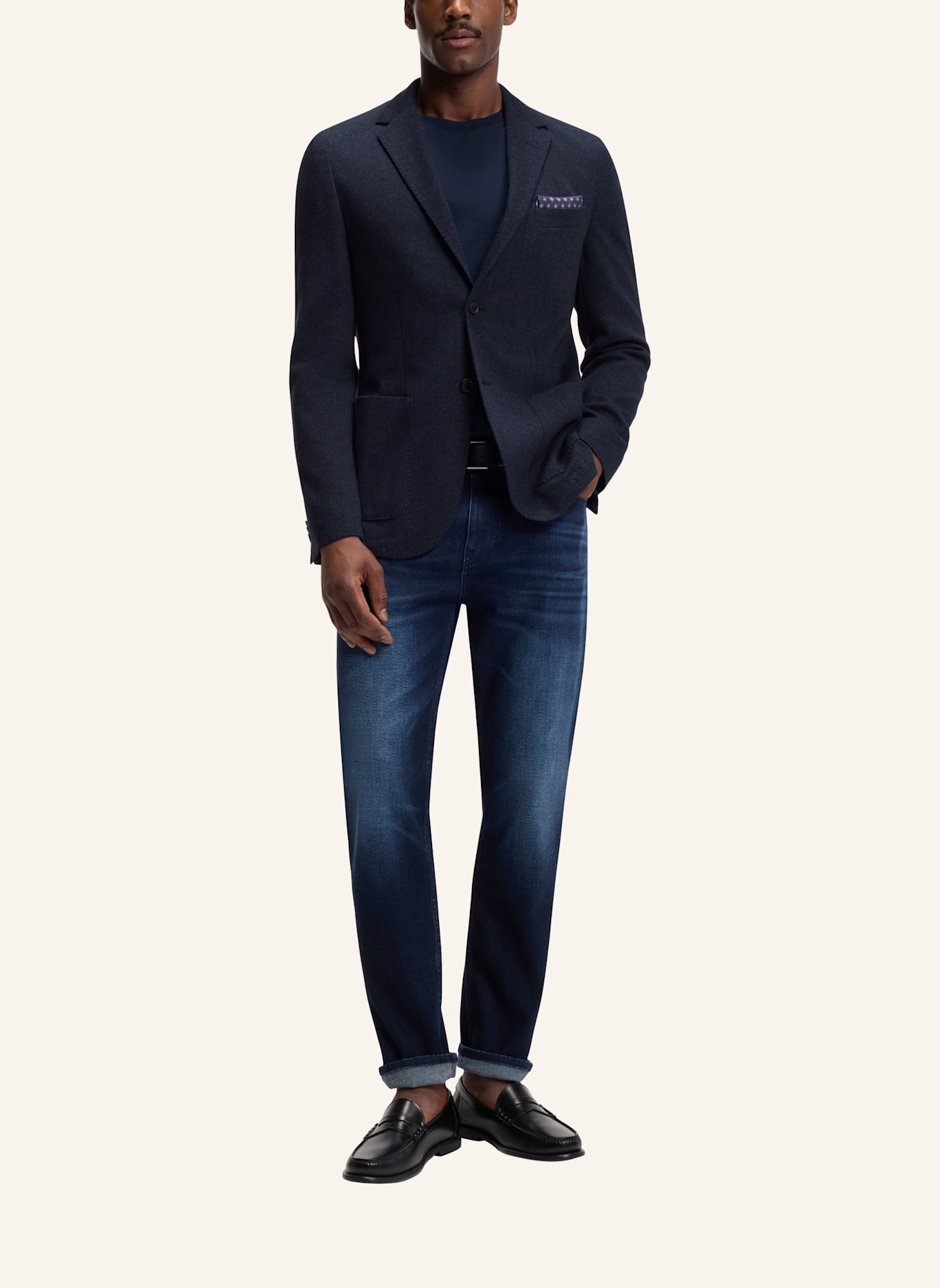 BOSS Blazer C-JAYE-J-241 Regular Fit: DUNKELBLAU