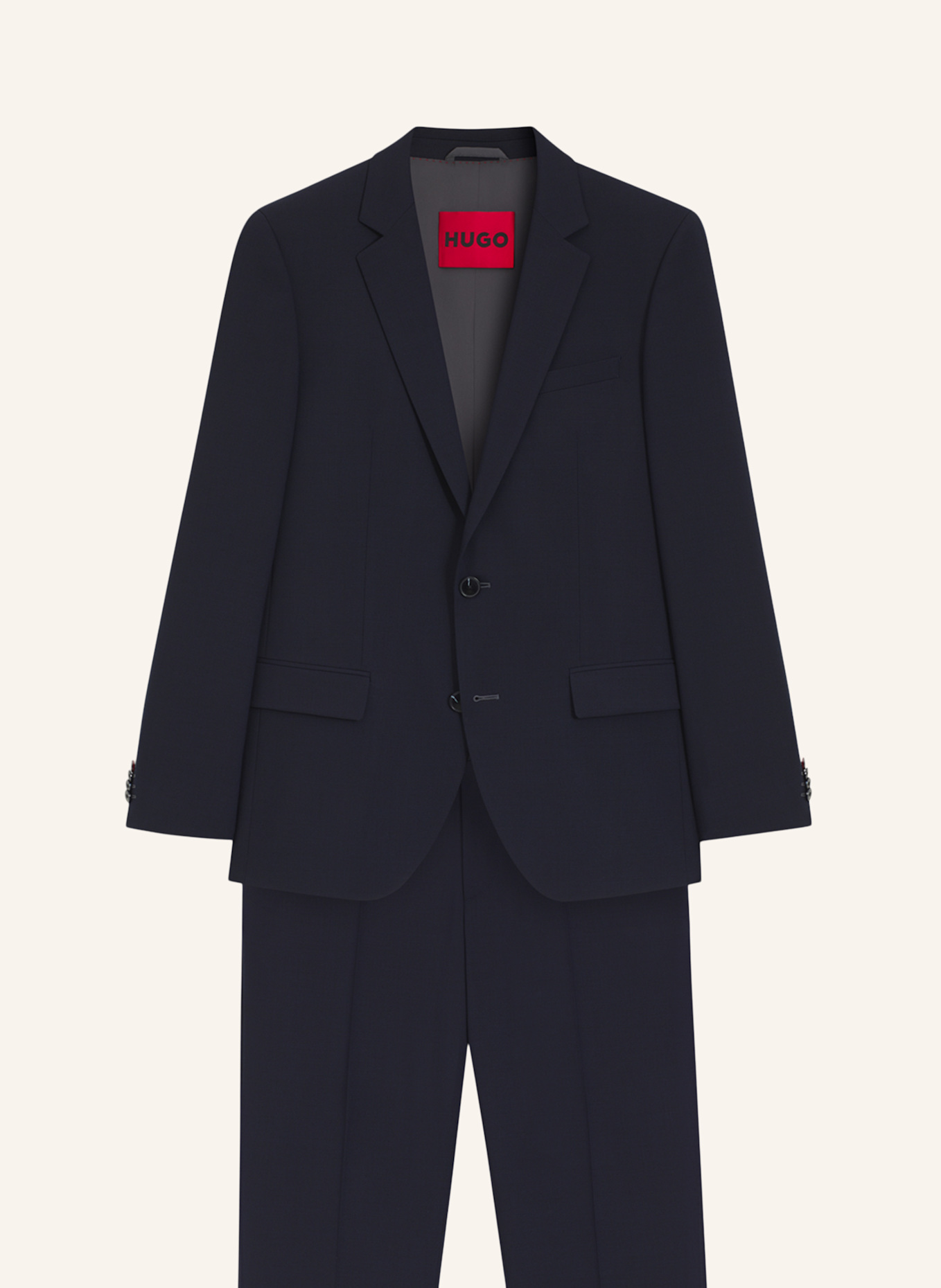 HUGO Business Anzug HENRY/GETLIN232X Slim Fit: DUNKELBLAU