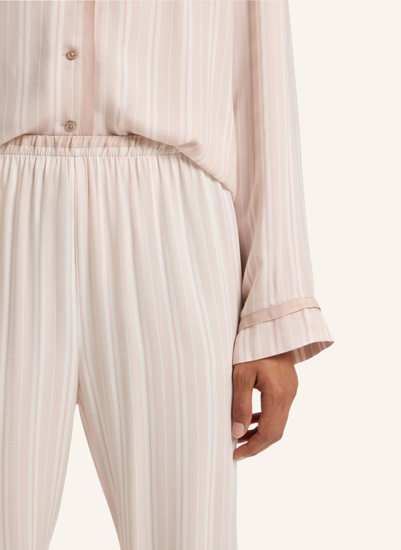 BOSS Pyjamas Unterteil TWILL_PANTS: BEIGE