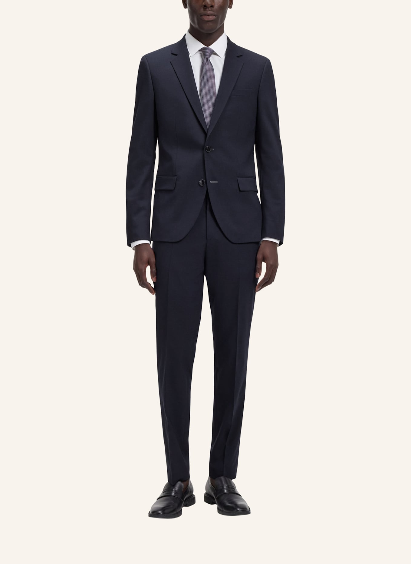 HUGO Business Anzug HENRY/GETLIN232X Slim Fit: DUNKELBLAU