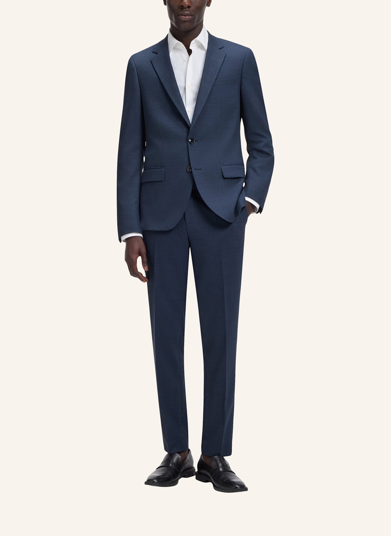 HUGO Business Anzug HENRY/GETLIN232X Slim Fit: DUNKELBLAU