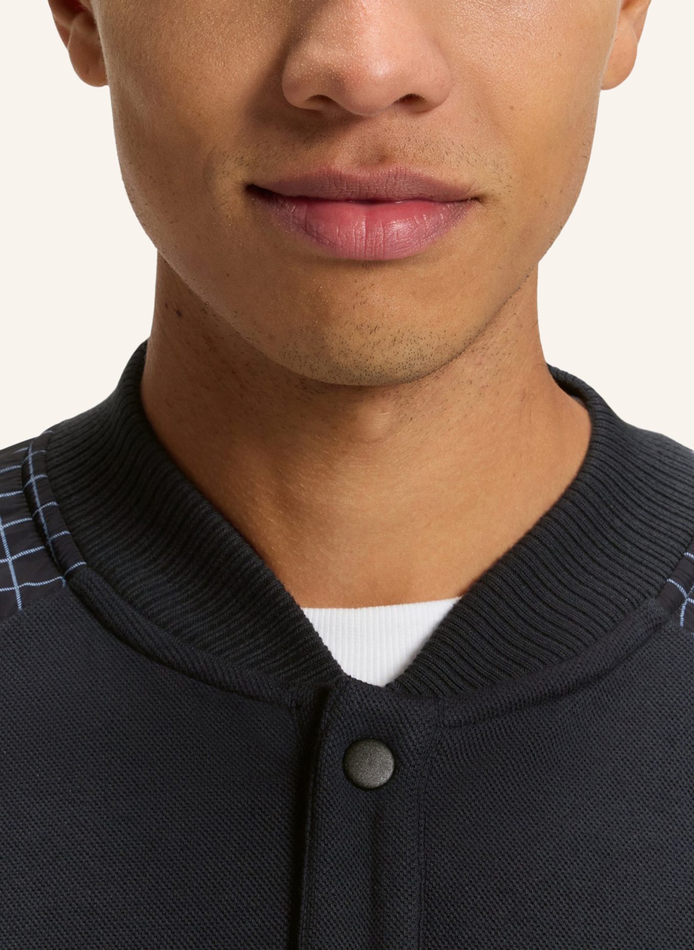 BOSS Sweatshirt FZ BOMBER GL Regular Fit: DUNKELBLAU