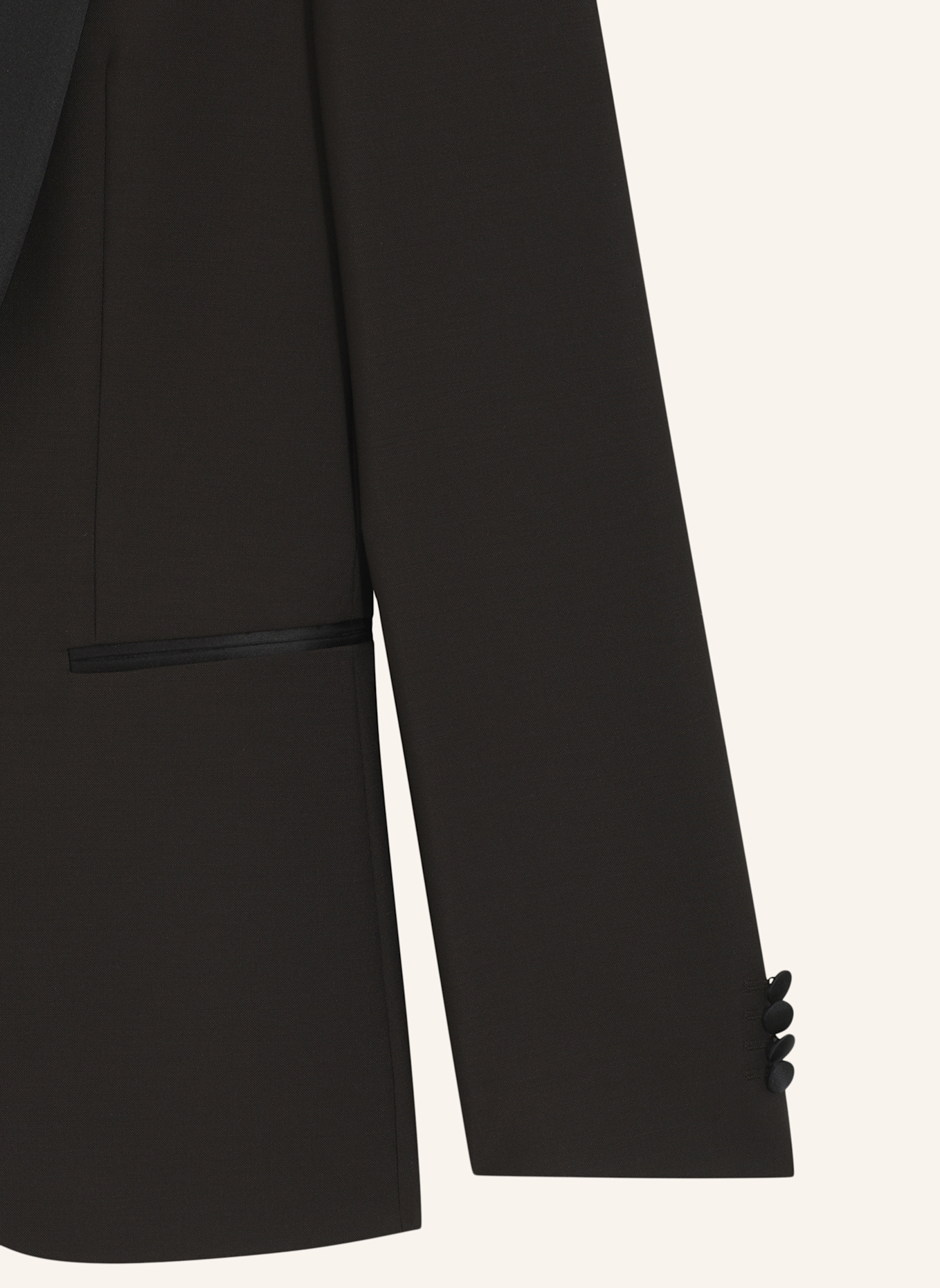 BOSS Business Anzug H-HUGE-2PCS-TUXS-254 Slim Fit: DUNKELBRAUN