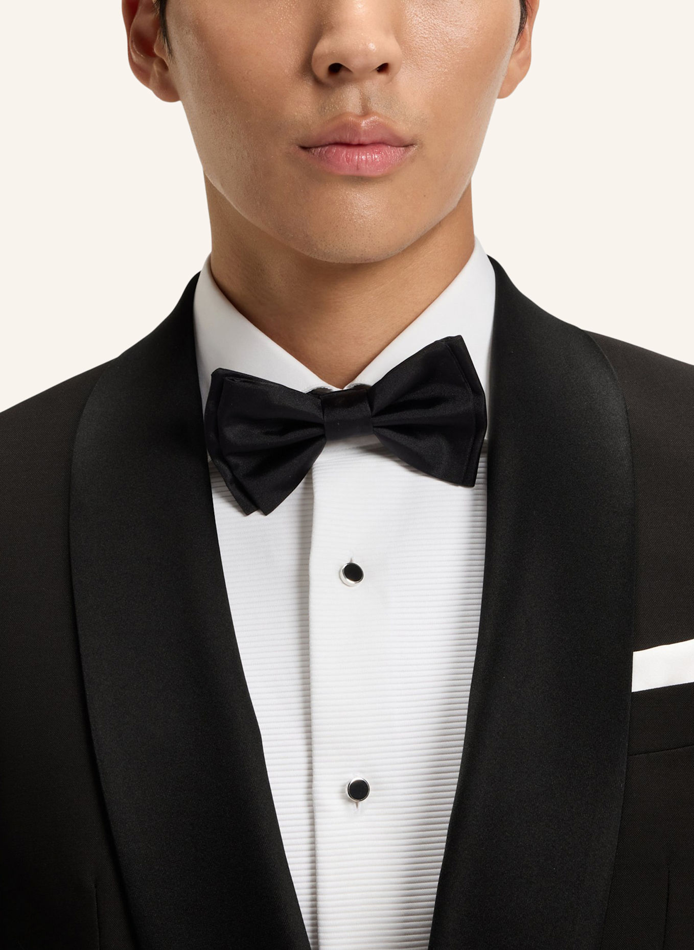 BOSS Business Anzug H-HUGE-2PCS-TUXS-254 Slim Fit: DUNKELBRAUN