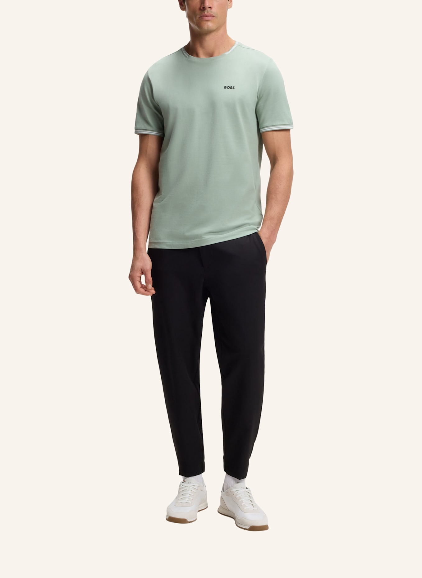 BOSS Sneaker ZAYN_LOWP_SDTXN: WEISS