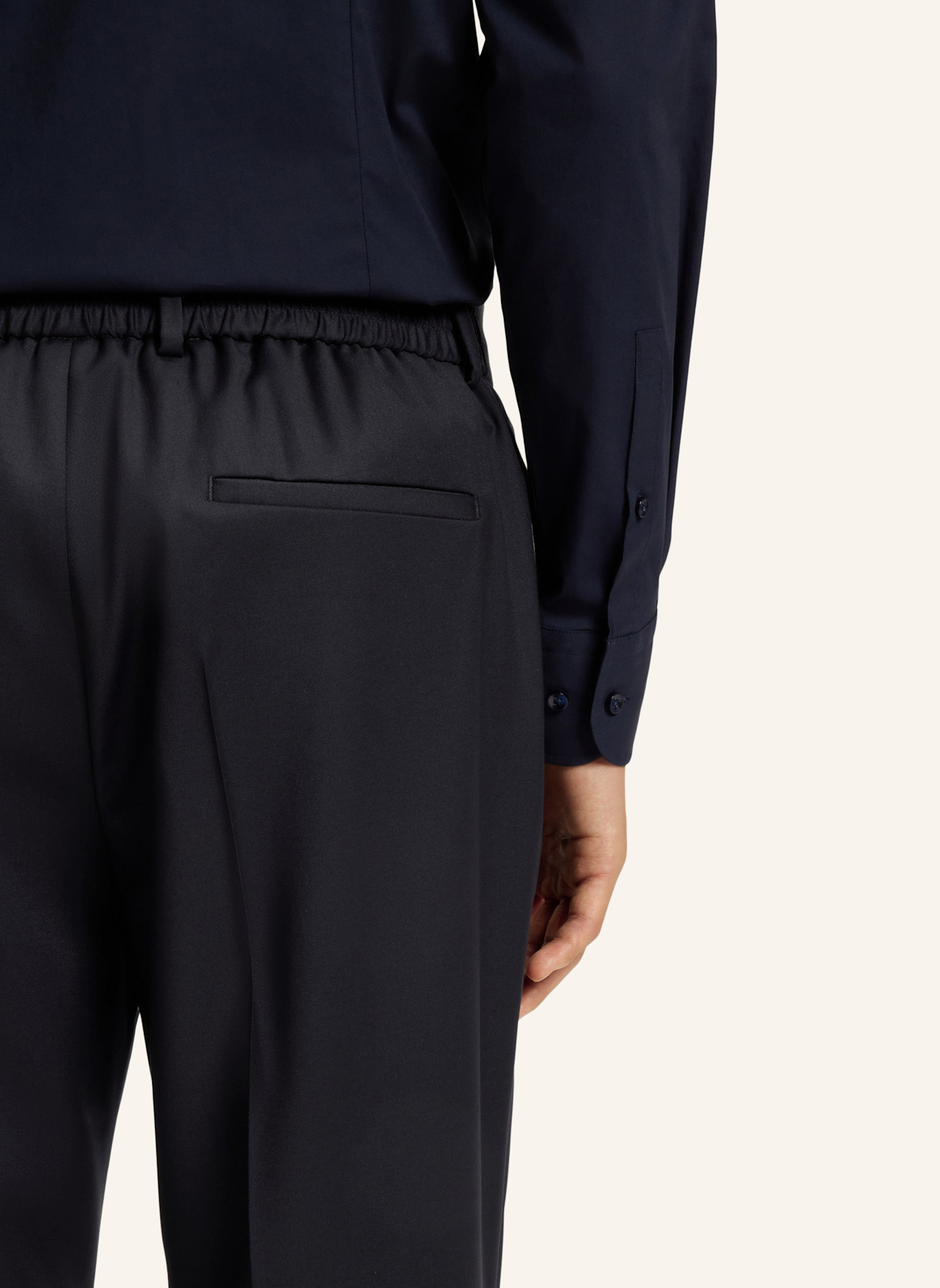 BOSS Business Hose H-GENIUS-DS-B1 Slim Fit: DUNKELBLAU