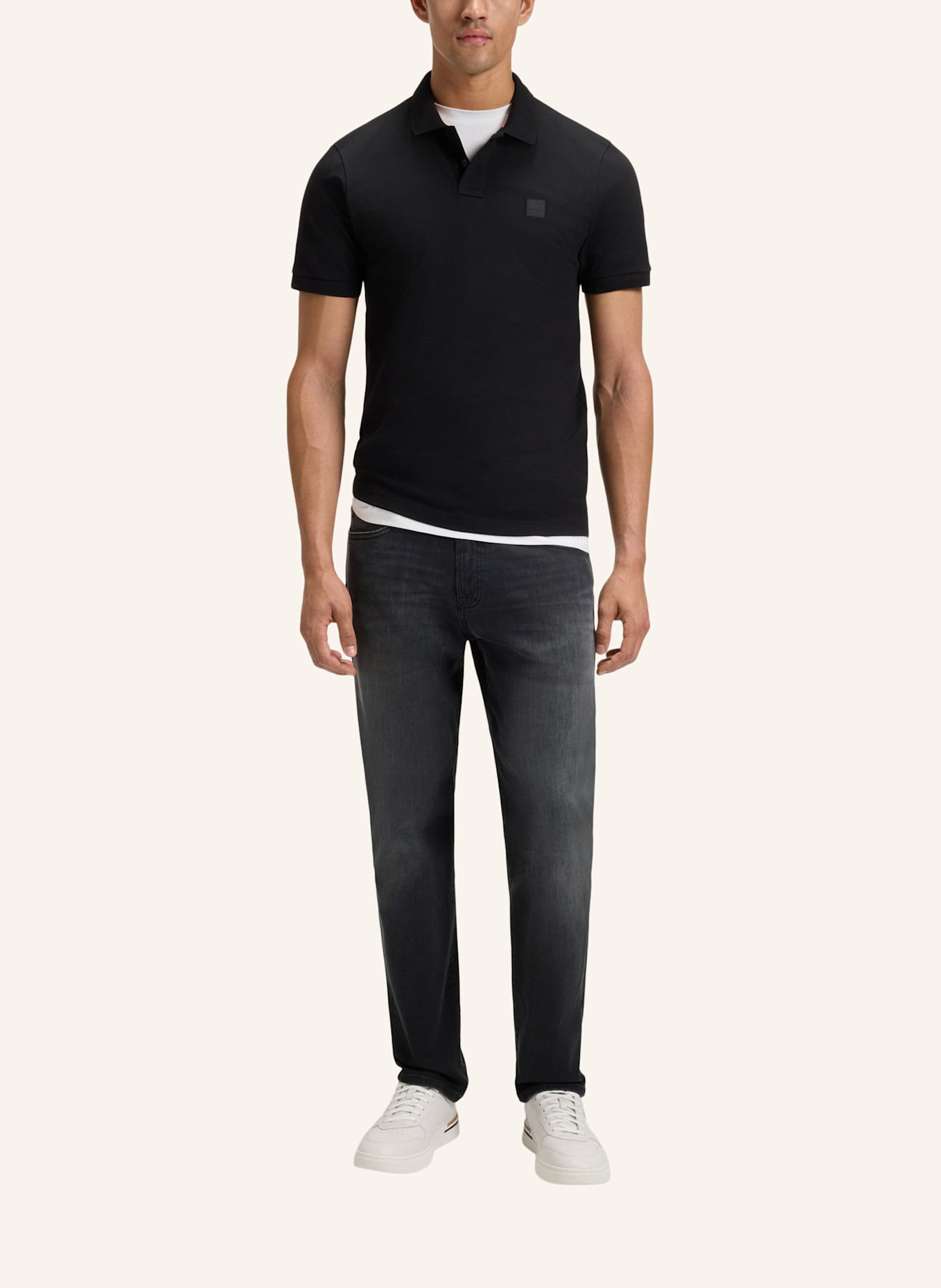 BOSS Jeans RE.MAINE BO Regular Fit: SCHWARZ