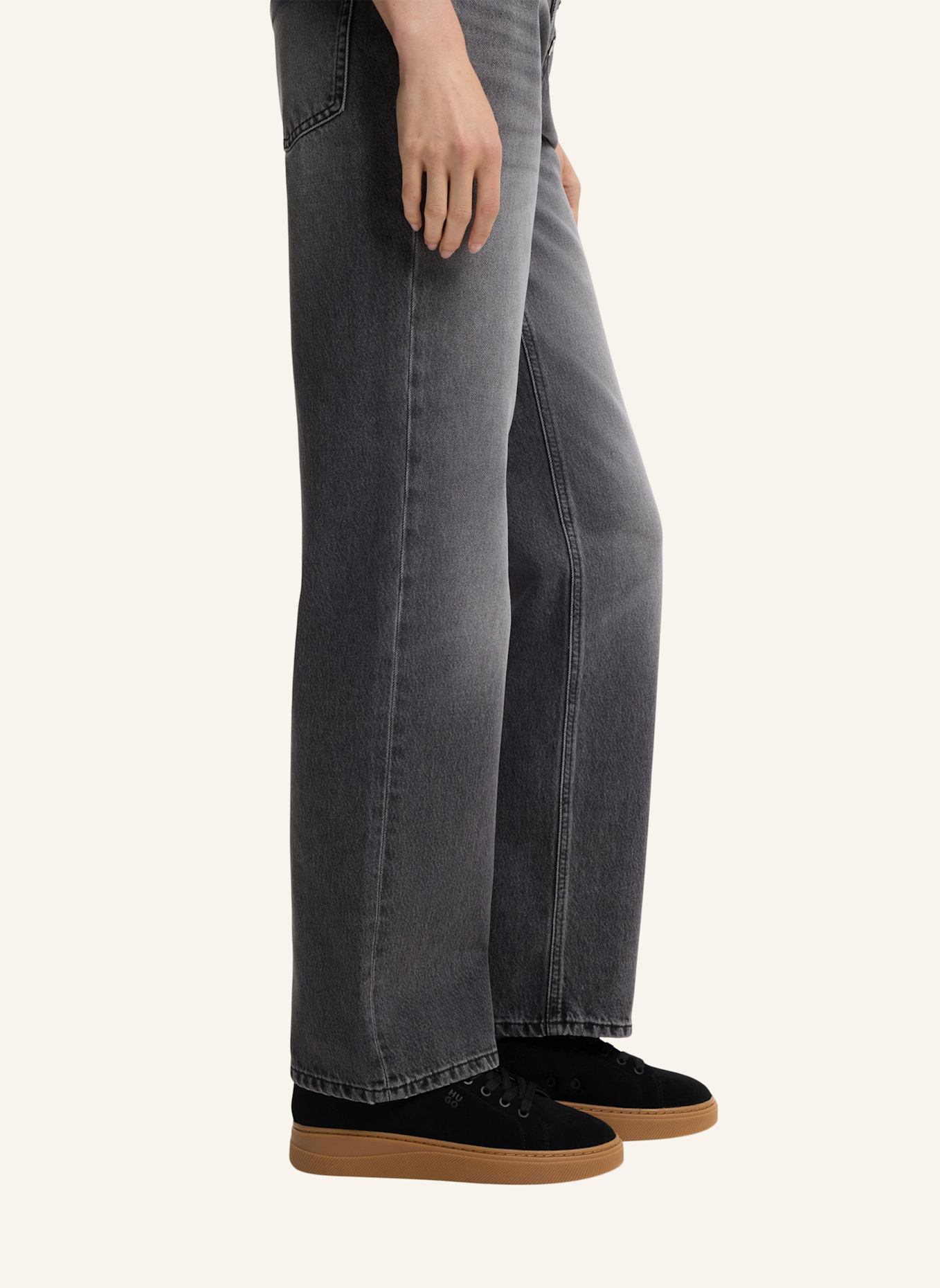 HUGO Turnschuh LYZZ_TENN_PDSD: SCHWARZ