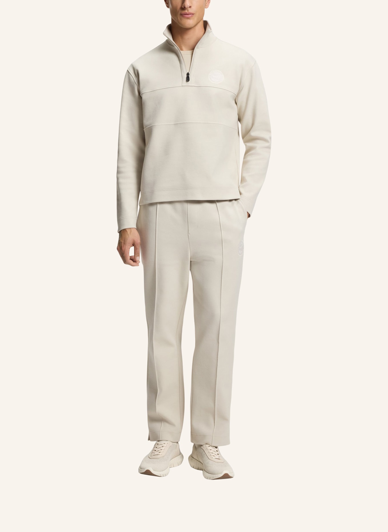 BOSS Sneaker BOSS-MOTION_KNM: BEIGE