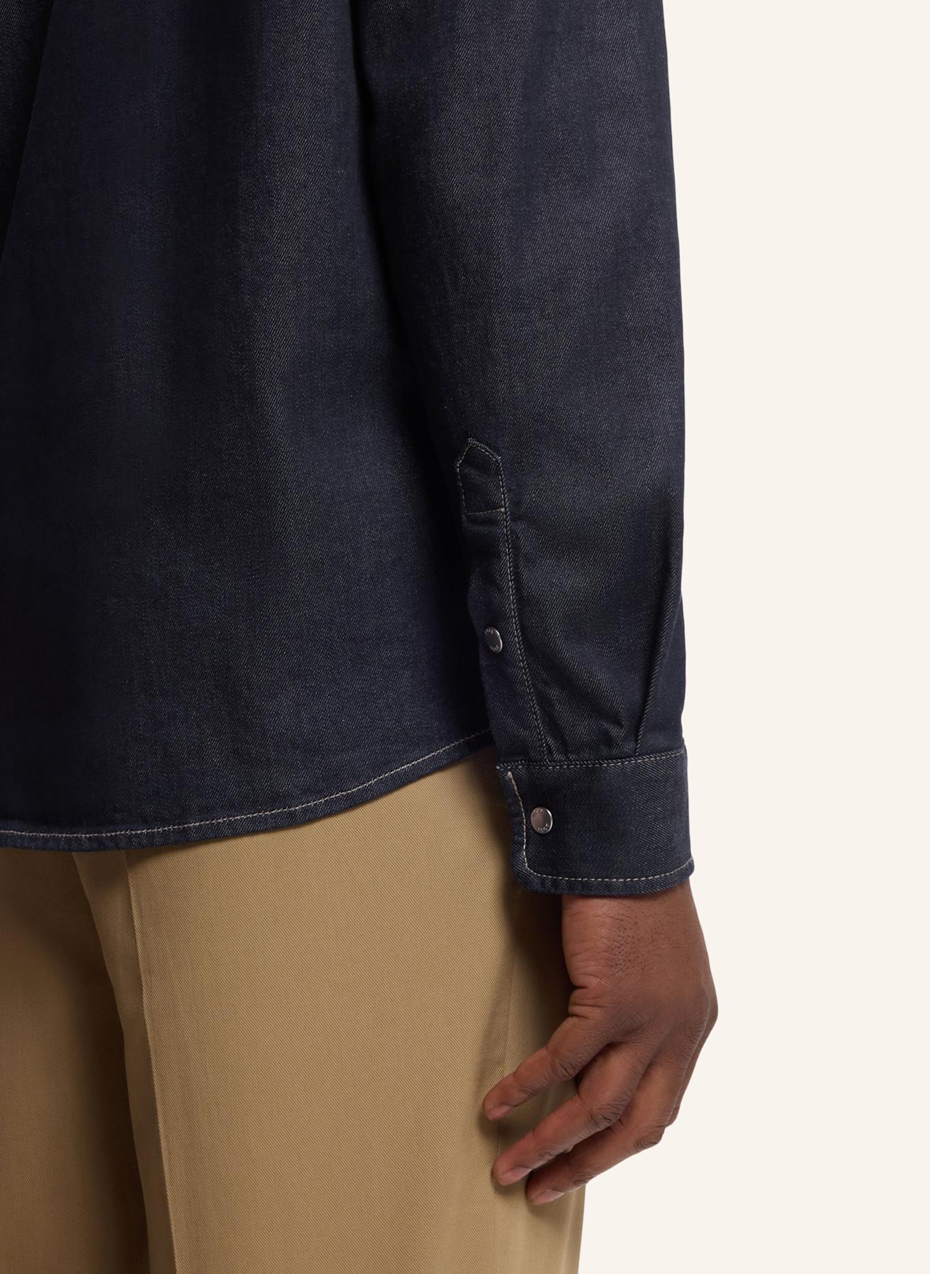 BOSS Casual Hemd H-LIAM: DUNKELBLAU