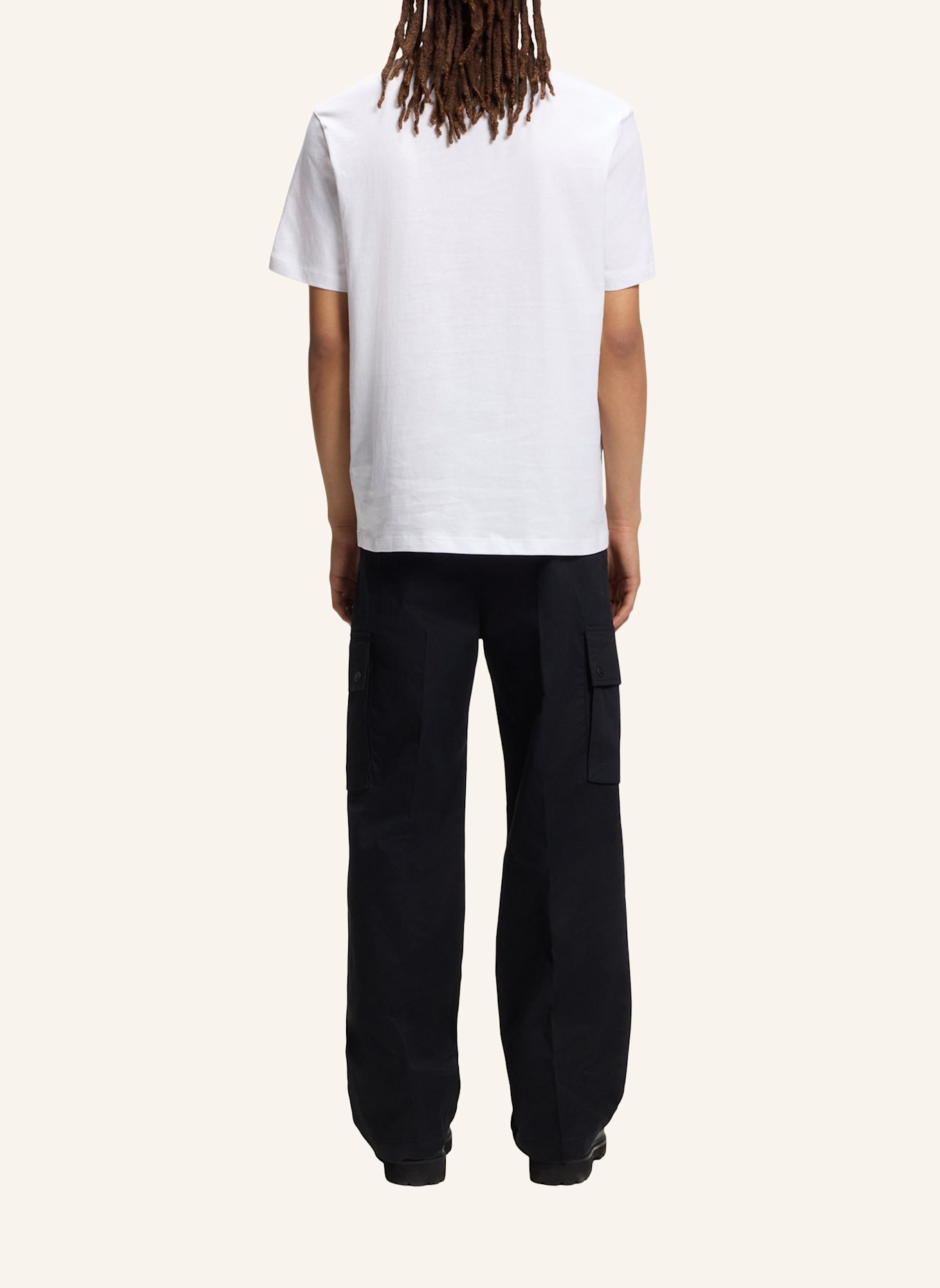 HUGO T-Shirt DIKOBRA_IN Regular Fit: WEISS