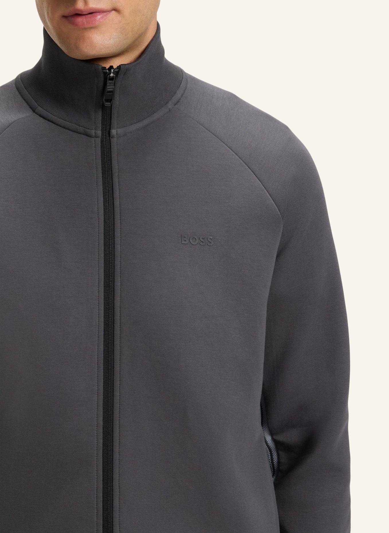 BOSS Sweatshirt TRACKSUIT SET Regular Fit: DUNKELGRAU