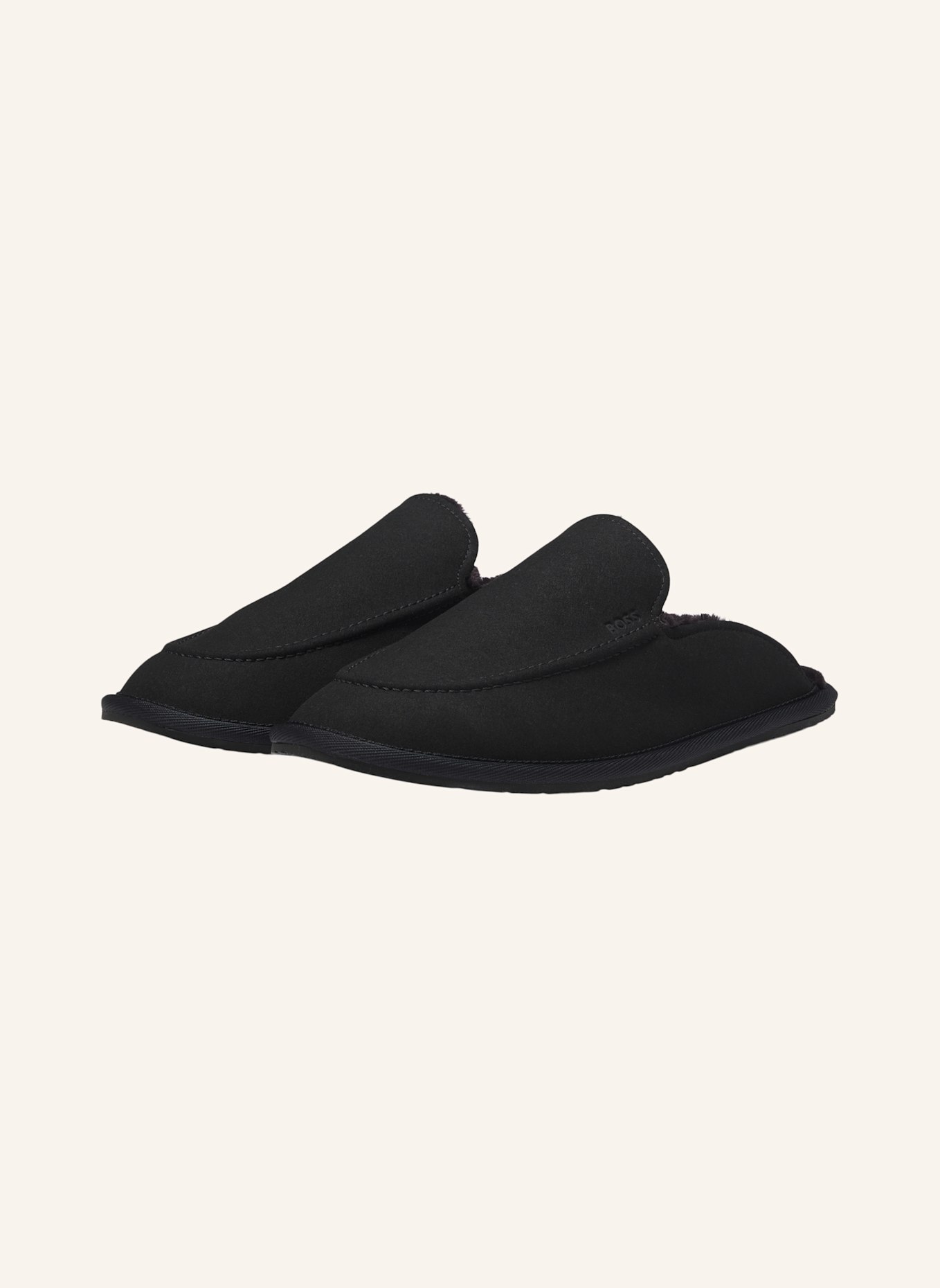 BOSS Casual Slipper HOME_MULE_MSFR: SCHWARZ