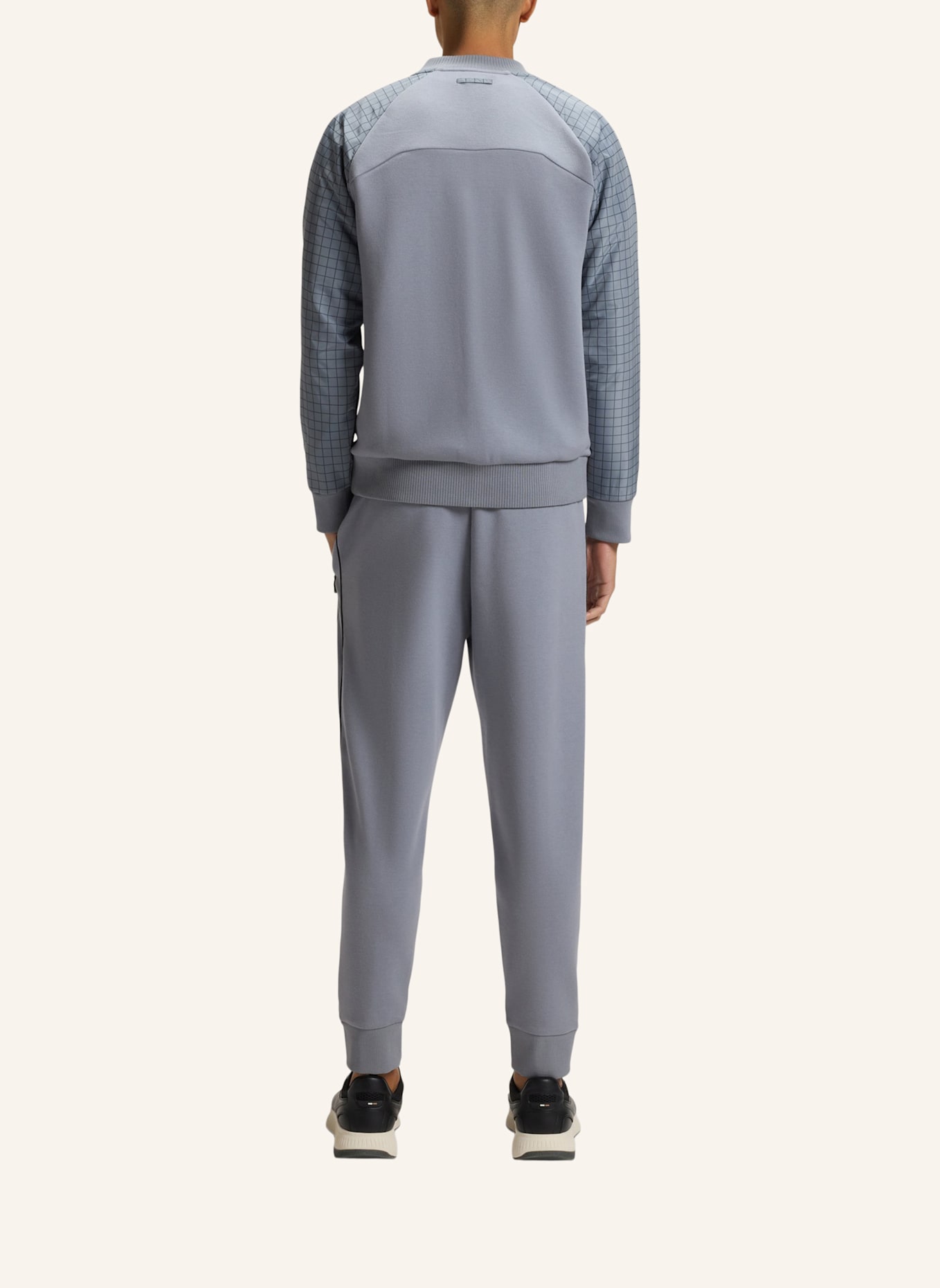 BOSS Sweatshirt FZ BOMBER GL Regular Fit: DUNKELGRAU