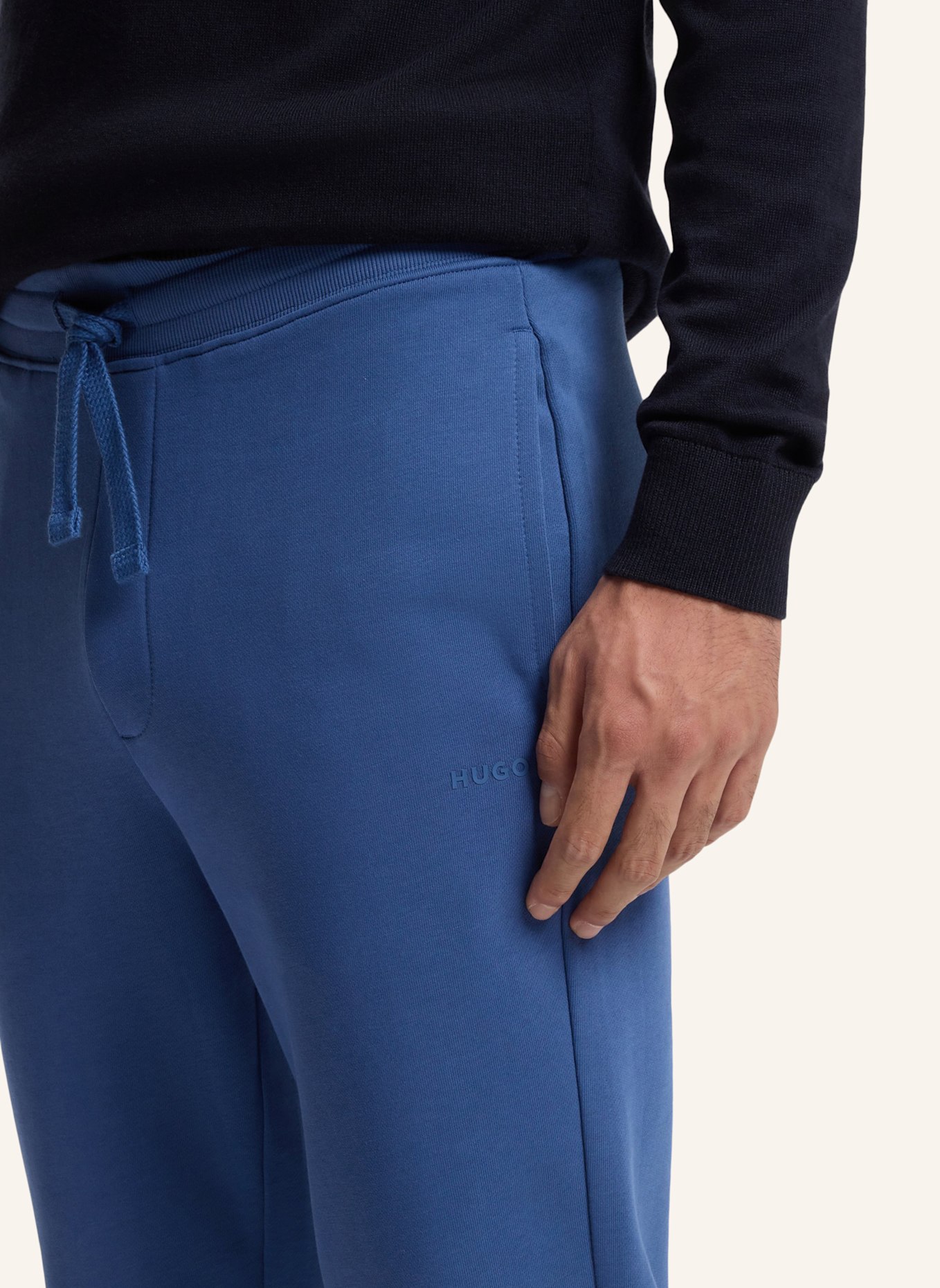 HUGO Sweatpants DAYOTE: BLAU