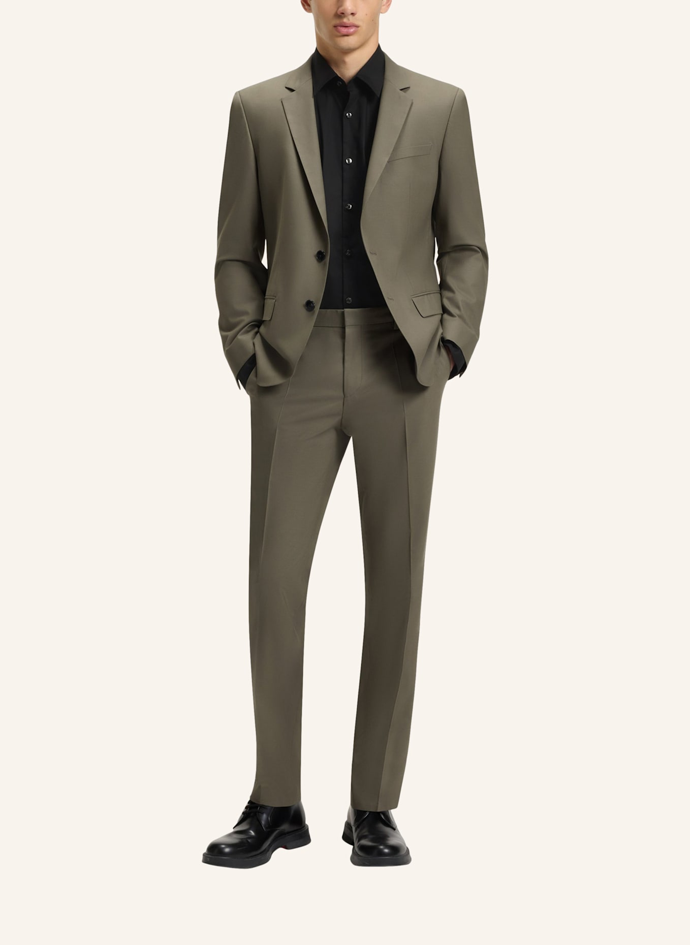 HUGO Business Hemd ERMO Slim Fit: SCHWARZ