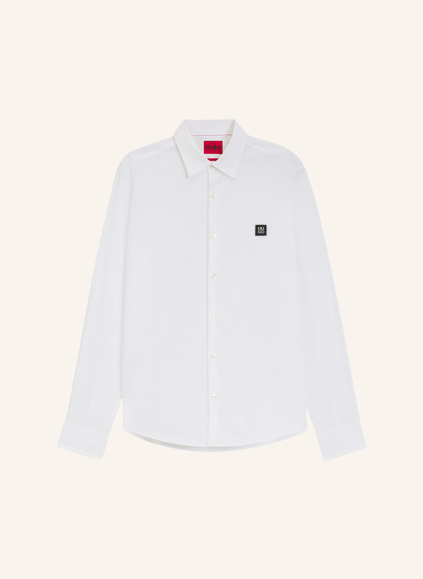 HUGO Business Hemd ERMO Slim Fit: WEISS