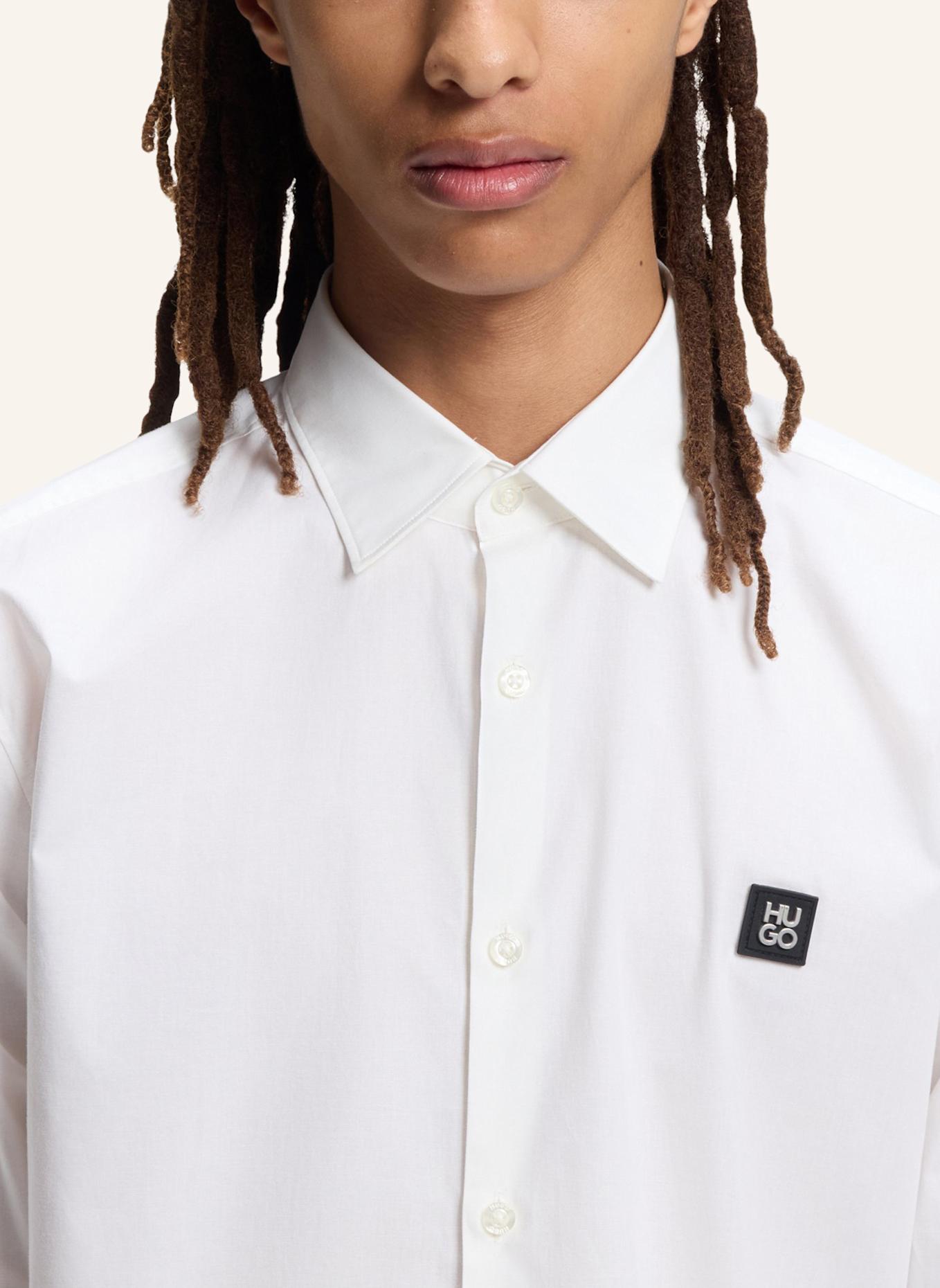 HUGO Business Hemd ERMO Slim Fit: WEISS