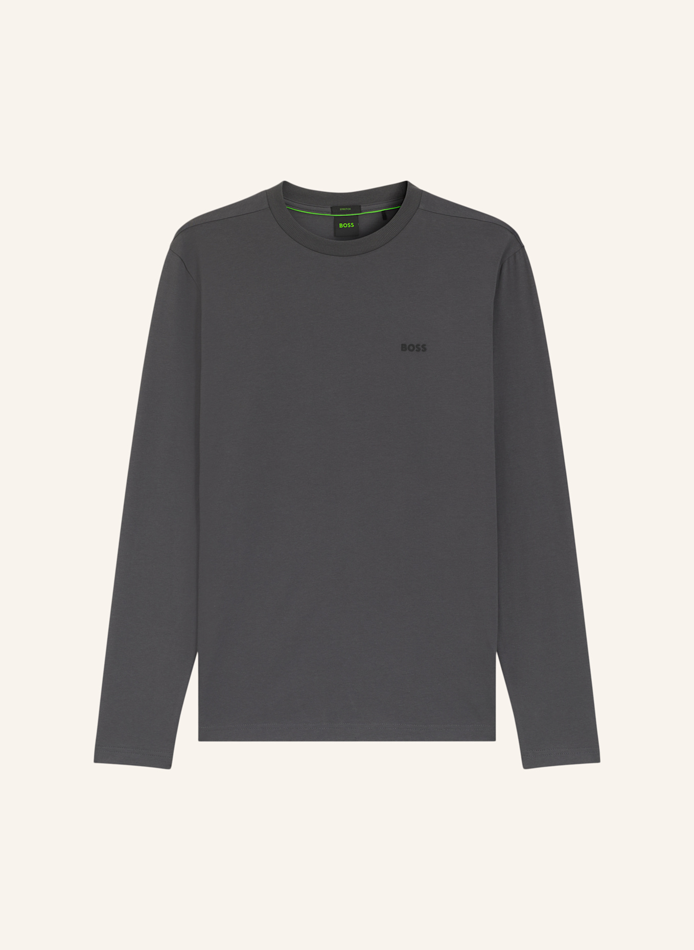 BOSS Longsleeve: GRAU