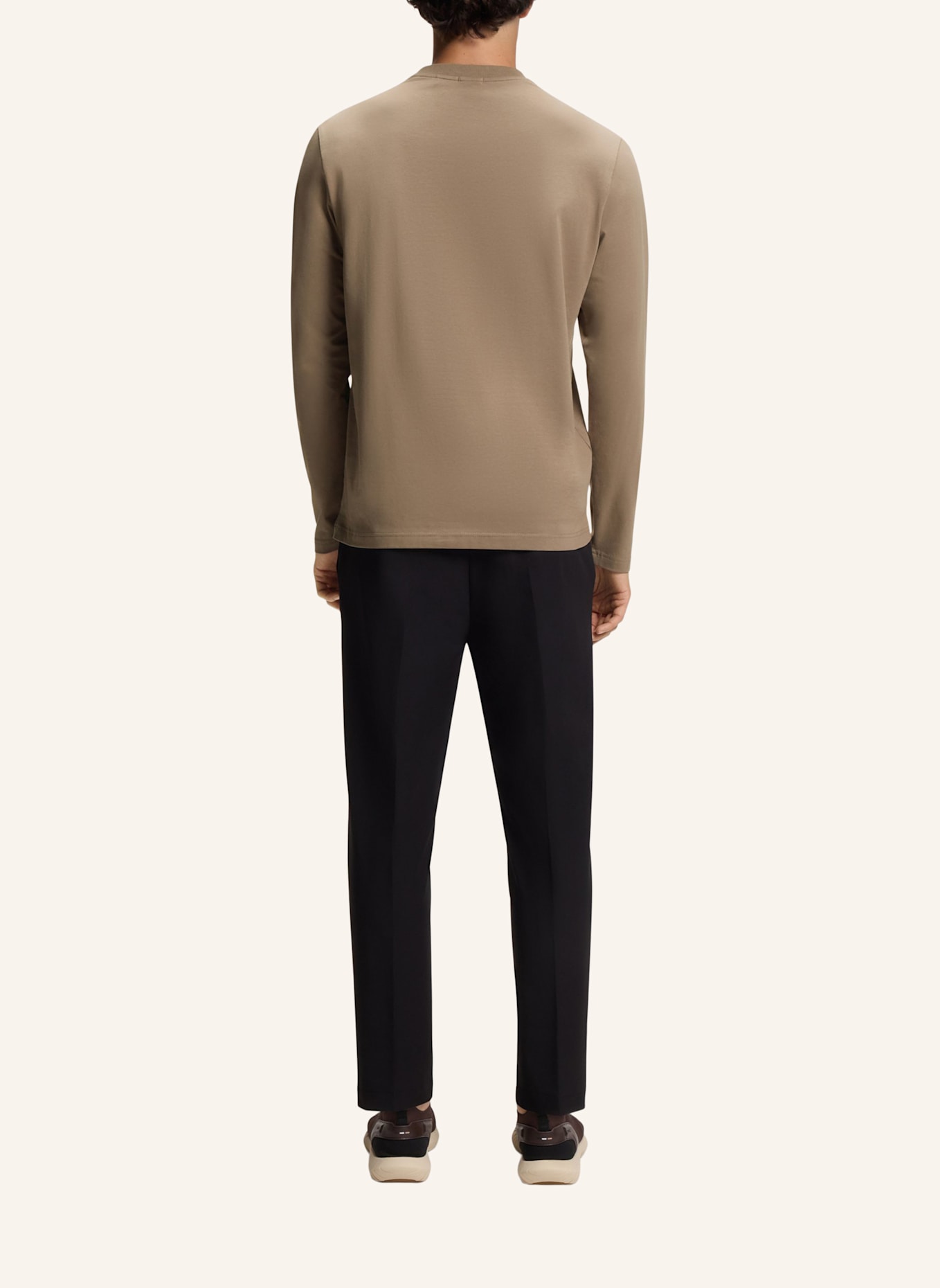 BOSS Longsleeve: HELLGRÜN