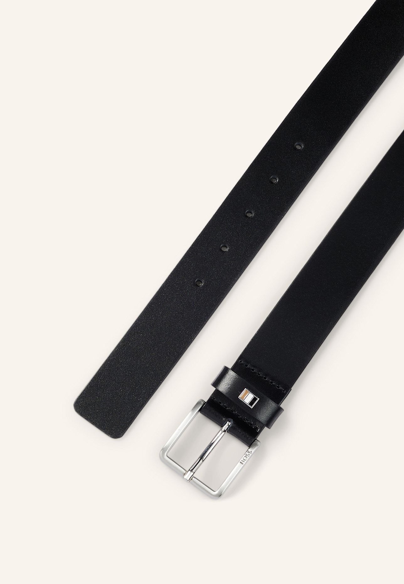 BOSS G�Rtel THER-FLAG-E_SZ35: SCHWARZ