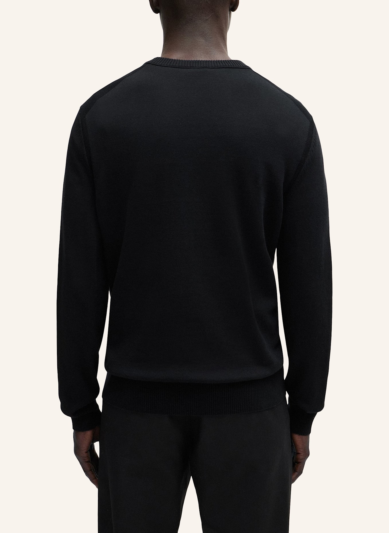 BOSS Pullover ASAC_C Regular Fit: SCHWARZ