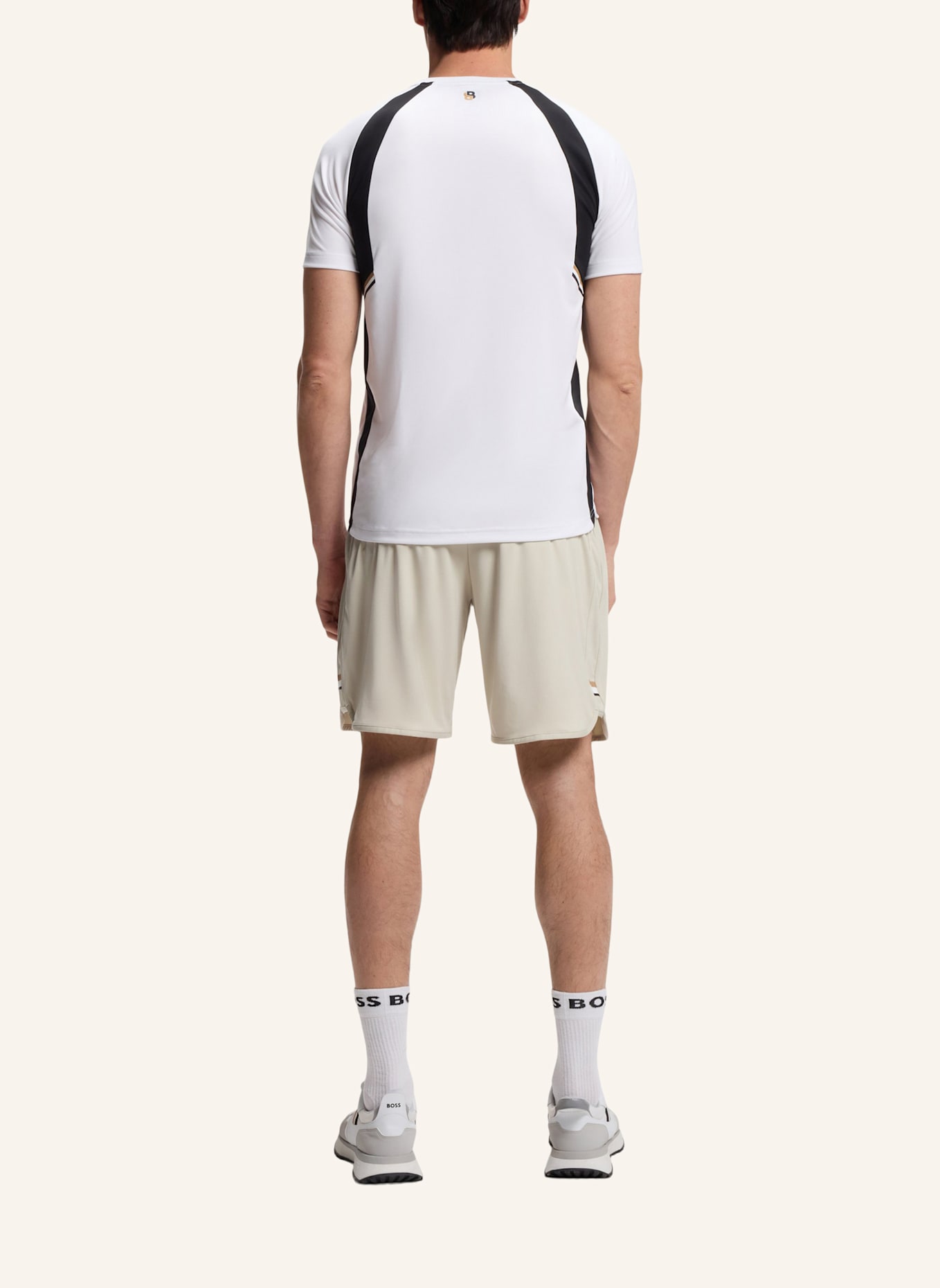 BOSS T-Shirt TS_TOC SPIN CB Slim Fit: WEISS