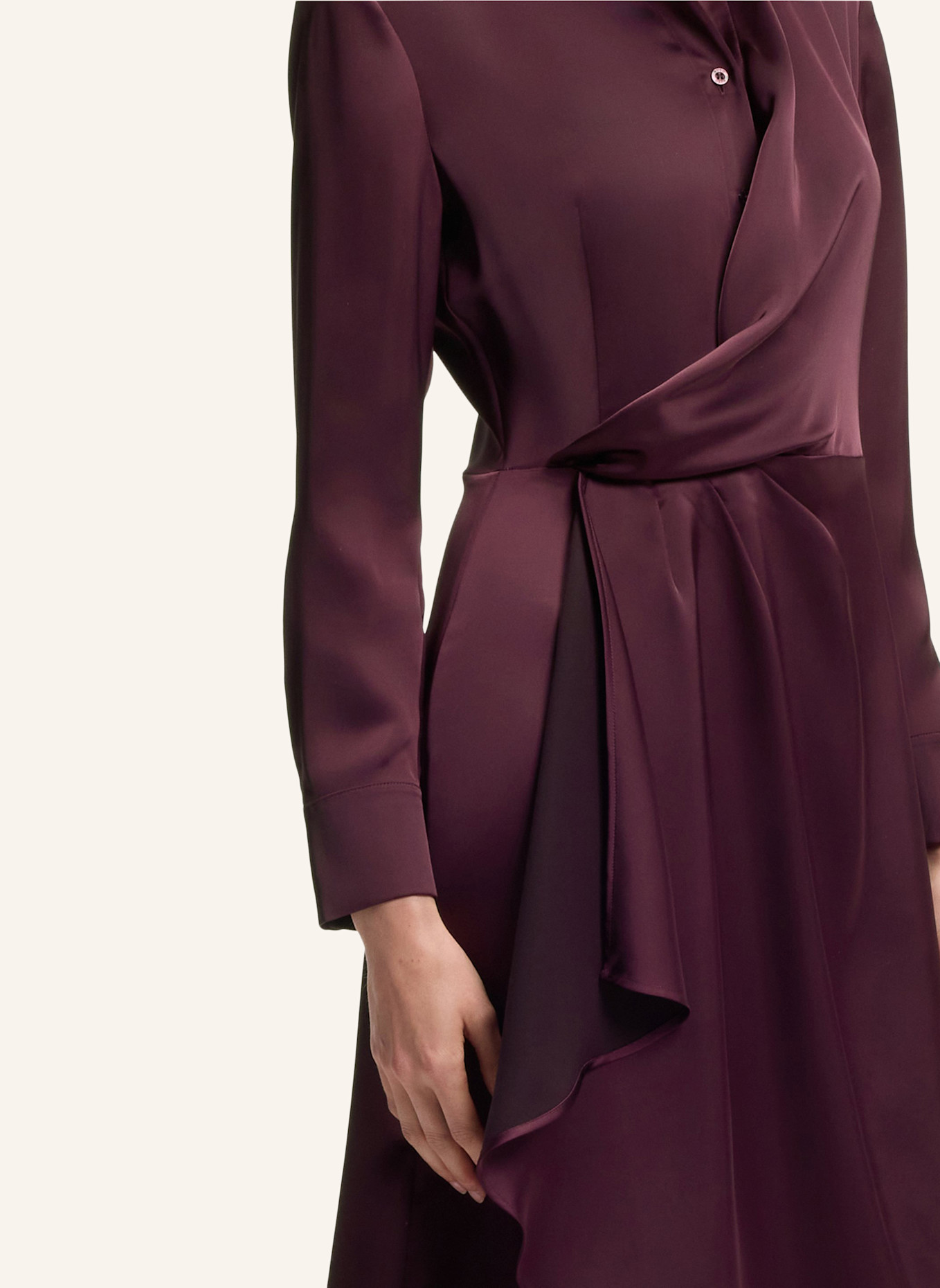 HUGO Business Kleid KRELI-1 Regular Fit: DUNKELLILA