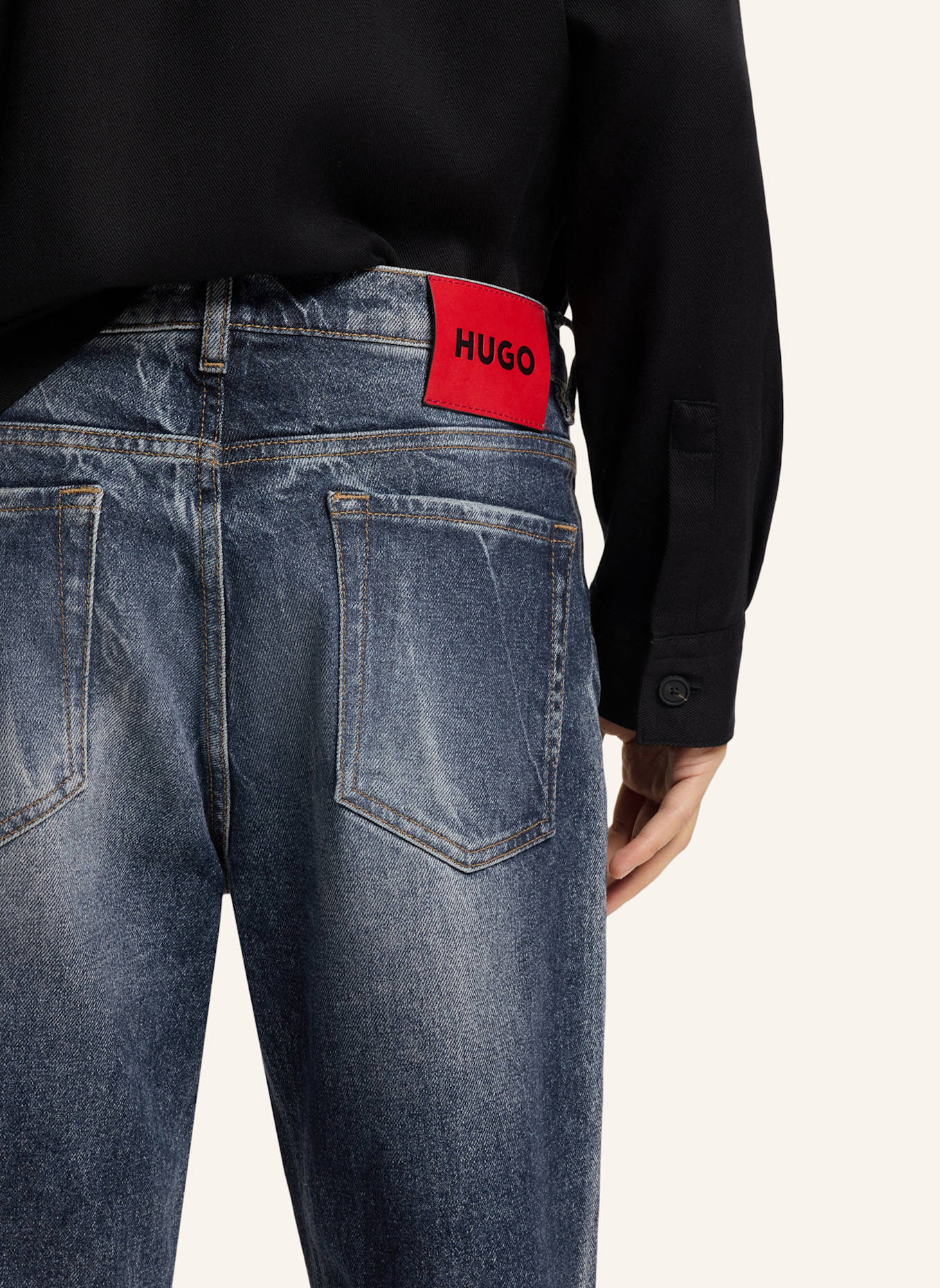 HUGO Jeans HUGO 634 Tapered Fit: DUNKELBLAU