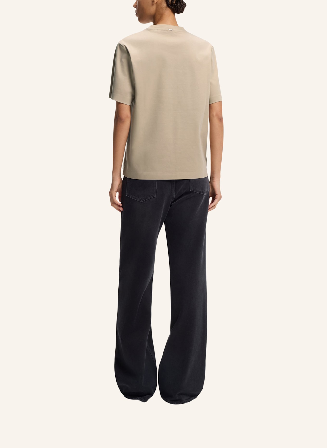 BOSS T-Shirt EHARPA Relaxed Fit: BEIGE