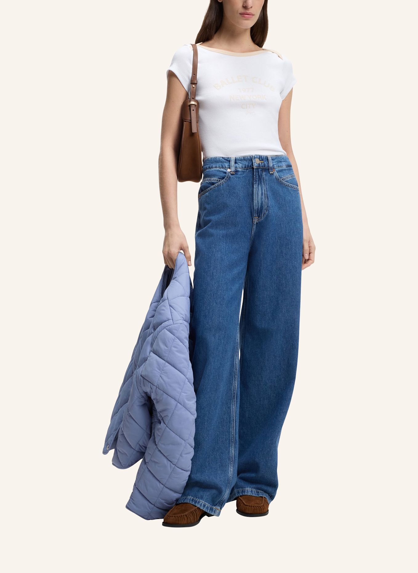 BOSS T-Shirt C_ETENDU Slim Fit: WEISS