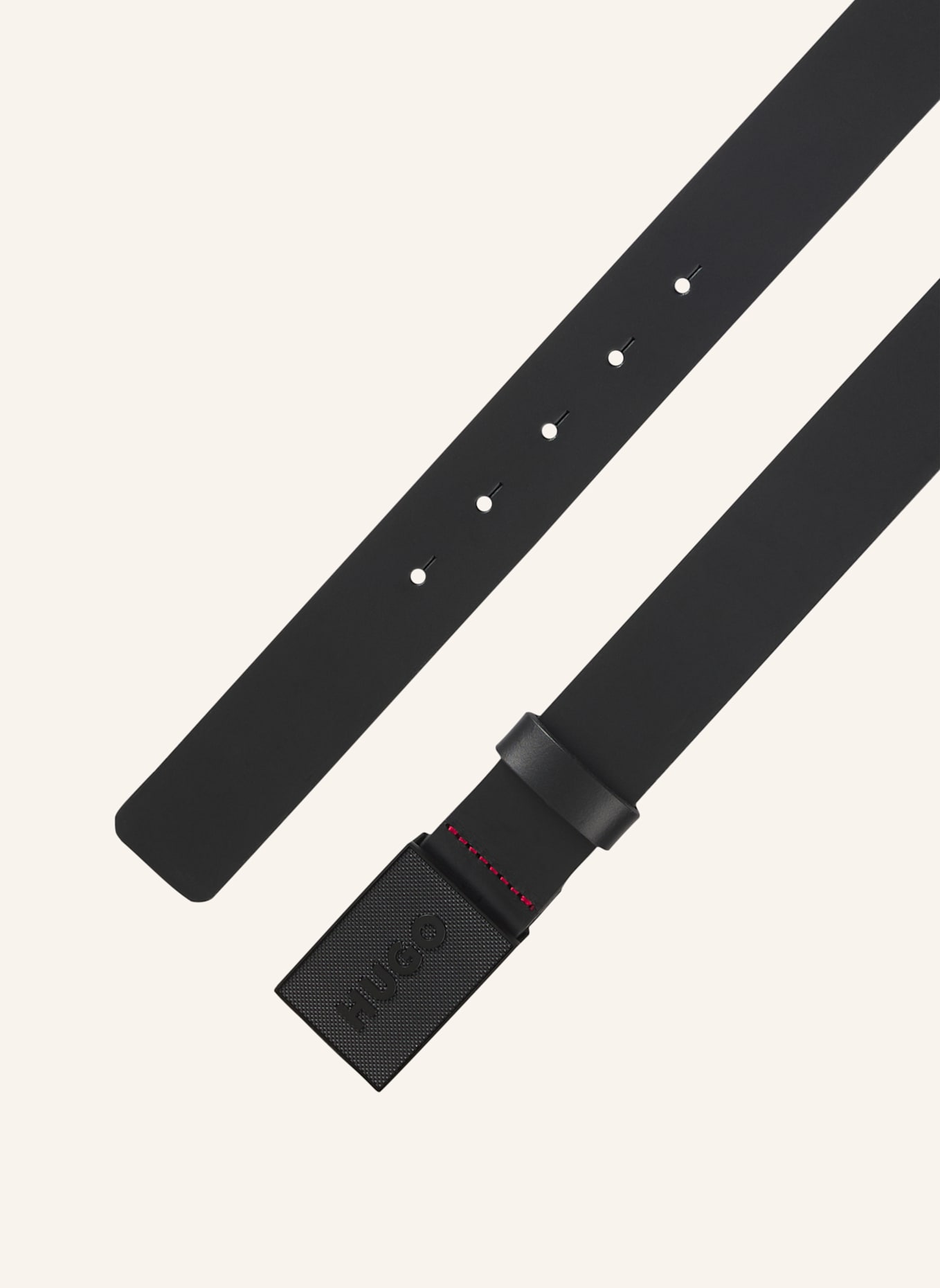 HUGO Casual Gürtel GETHON_SZ35: SCHWARZ