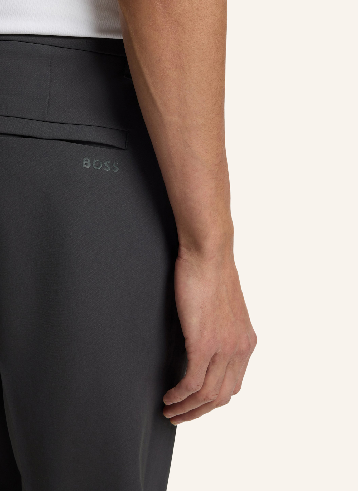 BOSS Chino COMMUTER Slim Fit: DUNKELGRAU