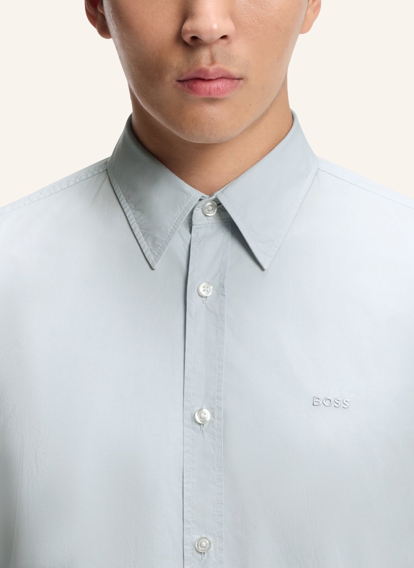 BOSS Hemd RELEGANT Regular Fit: HELLGRAU