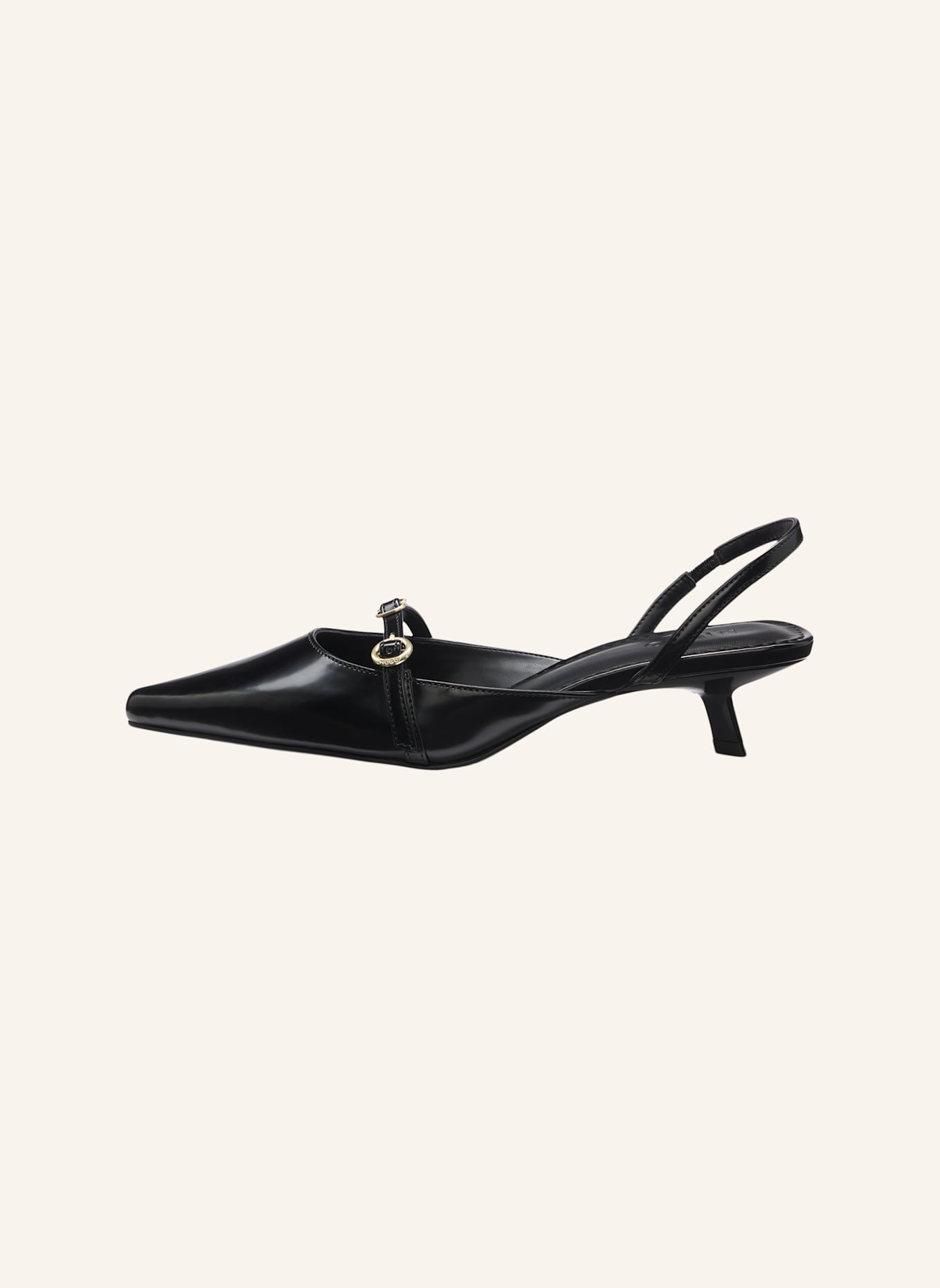 HUGO Pumps SELENY_SLING40_BKBR: SCHWARZ