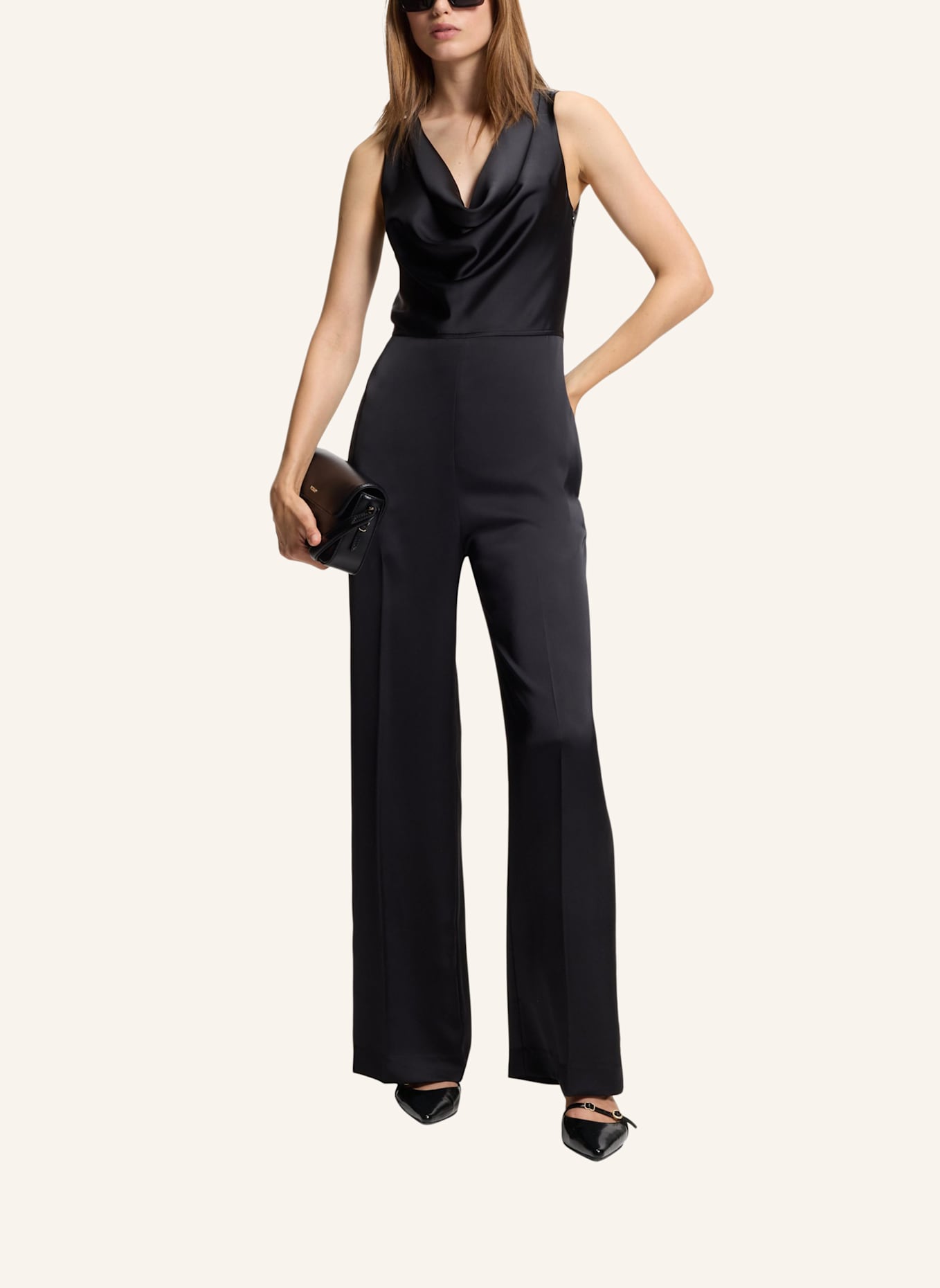 HUGO Pumps SELENY_SLING40_BKBR: SCHWARZ