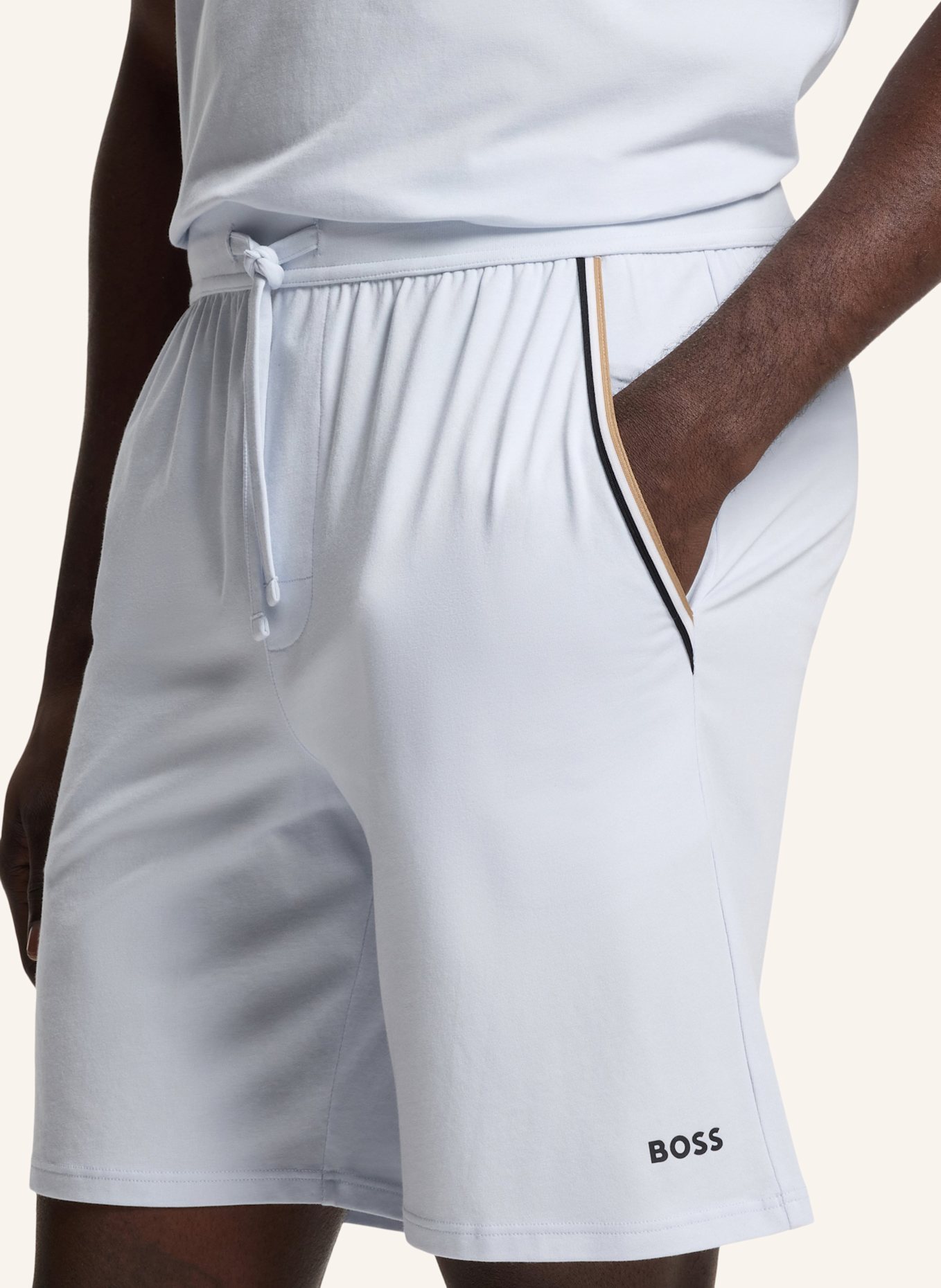 BOSS Pyjamas Unterteil UNIQUE SHORTS CW: LILA