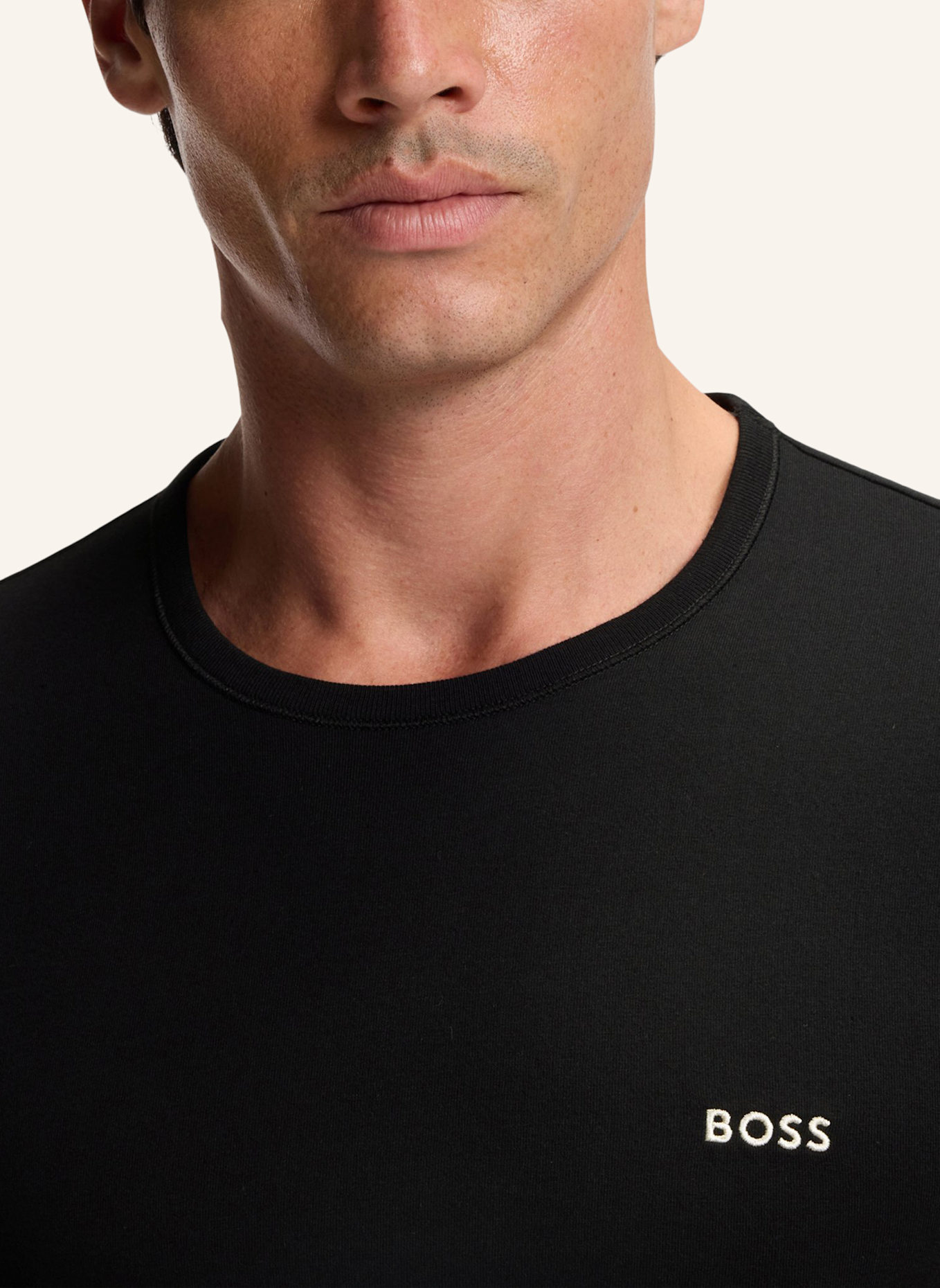 BOSS Unterwäsche Top TSHIRTRN 3P CLASSIC Regular Fit: WEISS