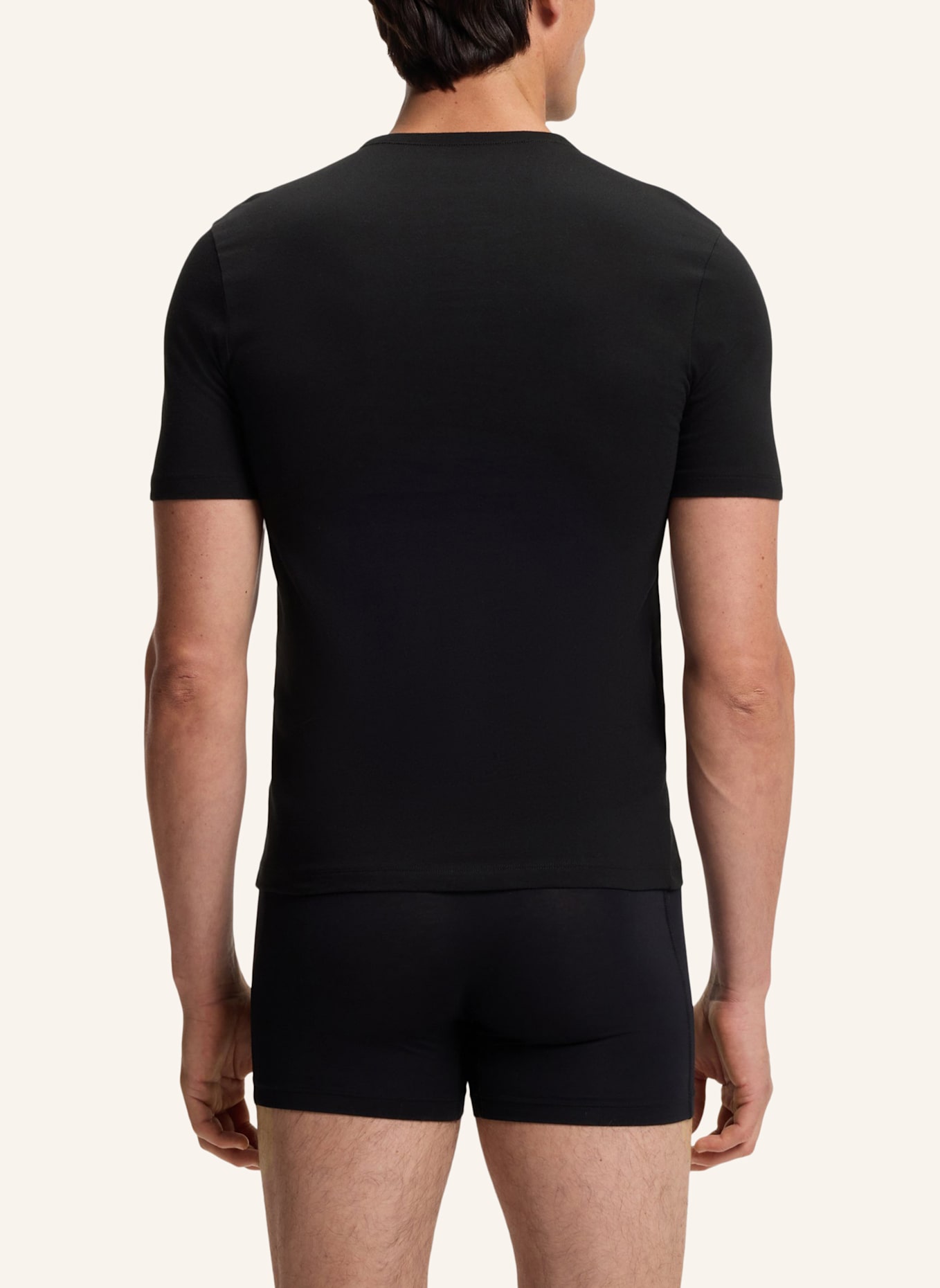 BOSS Unterwäsche Top TSHIRTRN 3P CLASSIC Regular Fit: WEISS